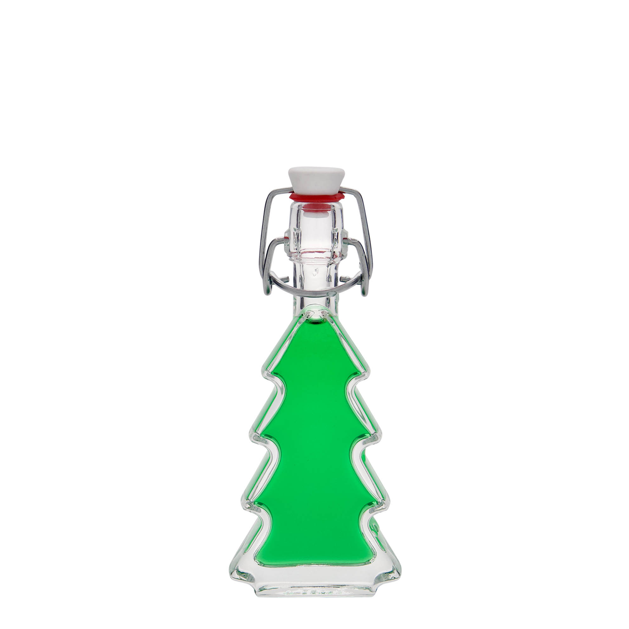 Sticlă de sticlă de 40 ml „Brad”, gura: închidere cu clemă Sticlă de sticlă de 40 ml „Brad”, gura: închidere cu clemă