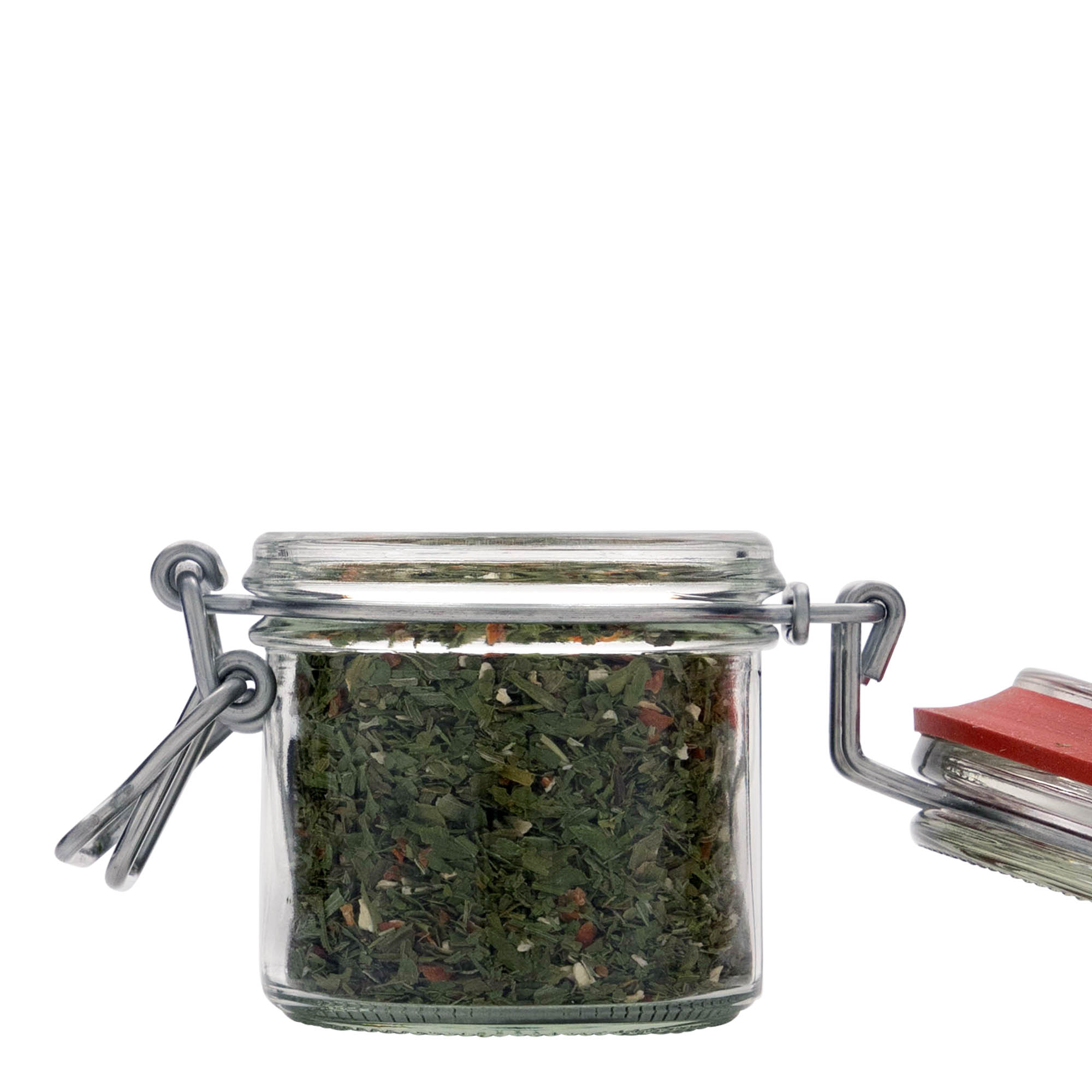 125 ml borcan cu clemă metalică, gura: închidere cu clemă metalică