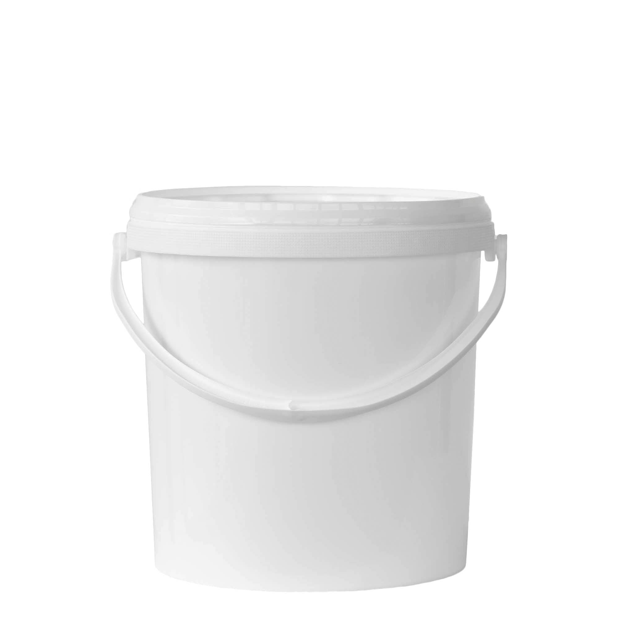 Găleată de 10 l, plastic PP, albă