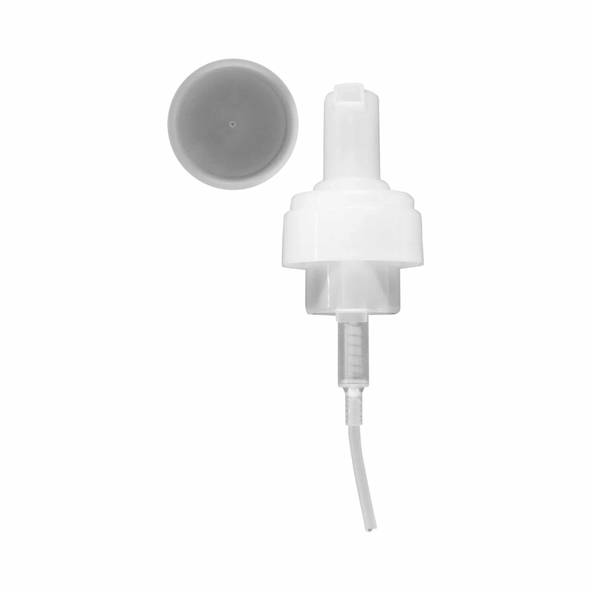 Dispenser 100 ml „Foamer”, plastic PP, alb, pentru gură: capac cu filet