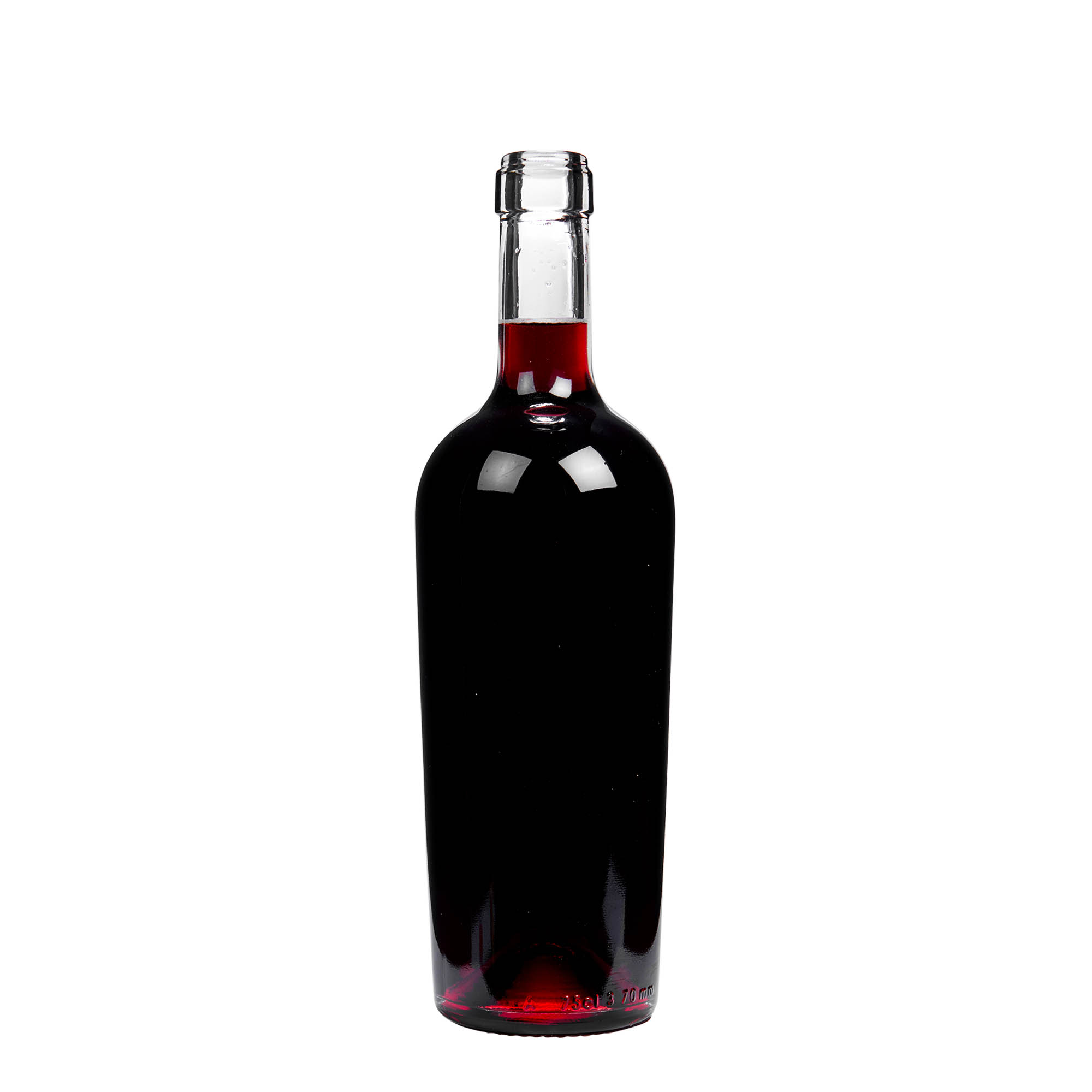Sticlă de vin de 750 ml „Imperiale”, gura: dop Sticlă de vin de 750 ml „Imperiale”, gura: dop