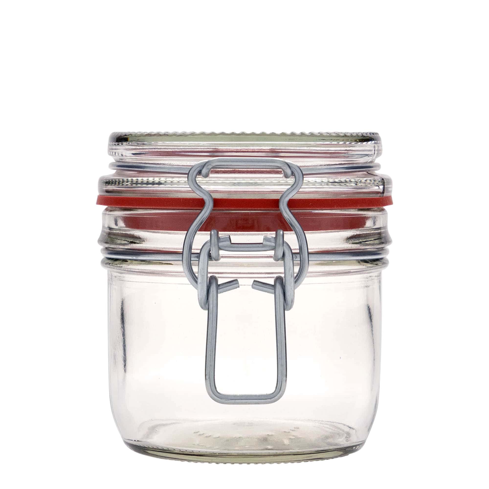 255 ml borcan cu clemă metalică, gură: închidere cu clemă metalică