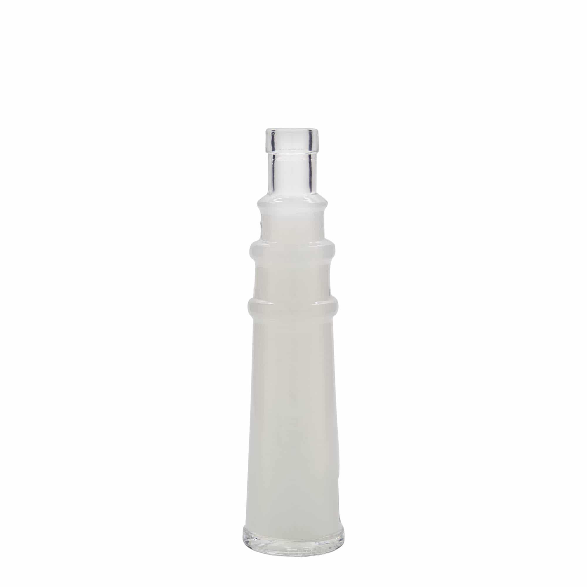 Sticlă de sticlă de 100 ml „Leuchtturm”, gura: dop de plută