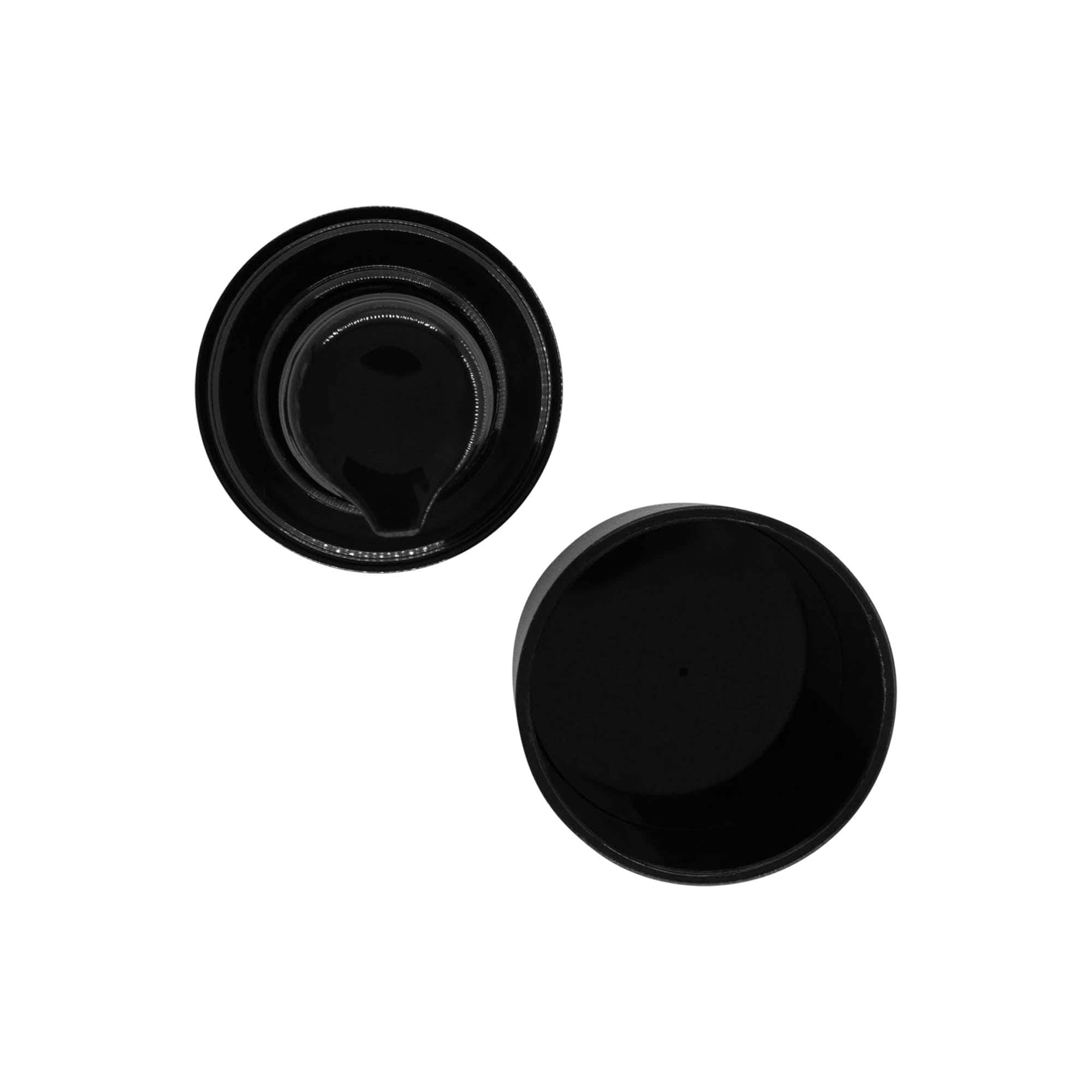 Cap de pompă dozator airless „Micro”, plastic PP, negru Cap de pompă dozator airless „Micro”, plastic PP, negru