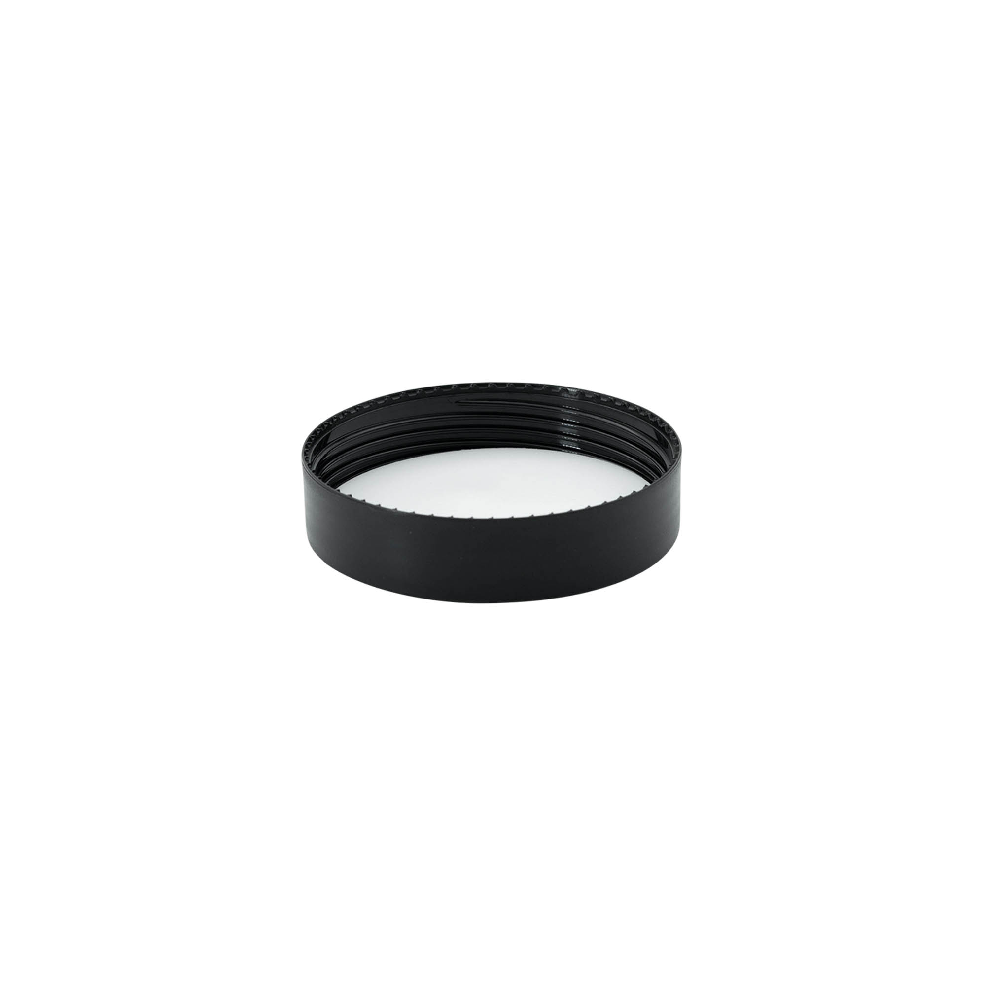 Capac cu filet pentru 50 ml „Antonella”, plastic PP, negru