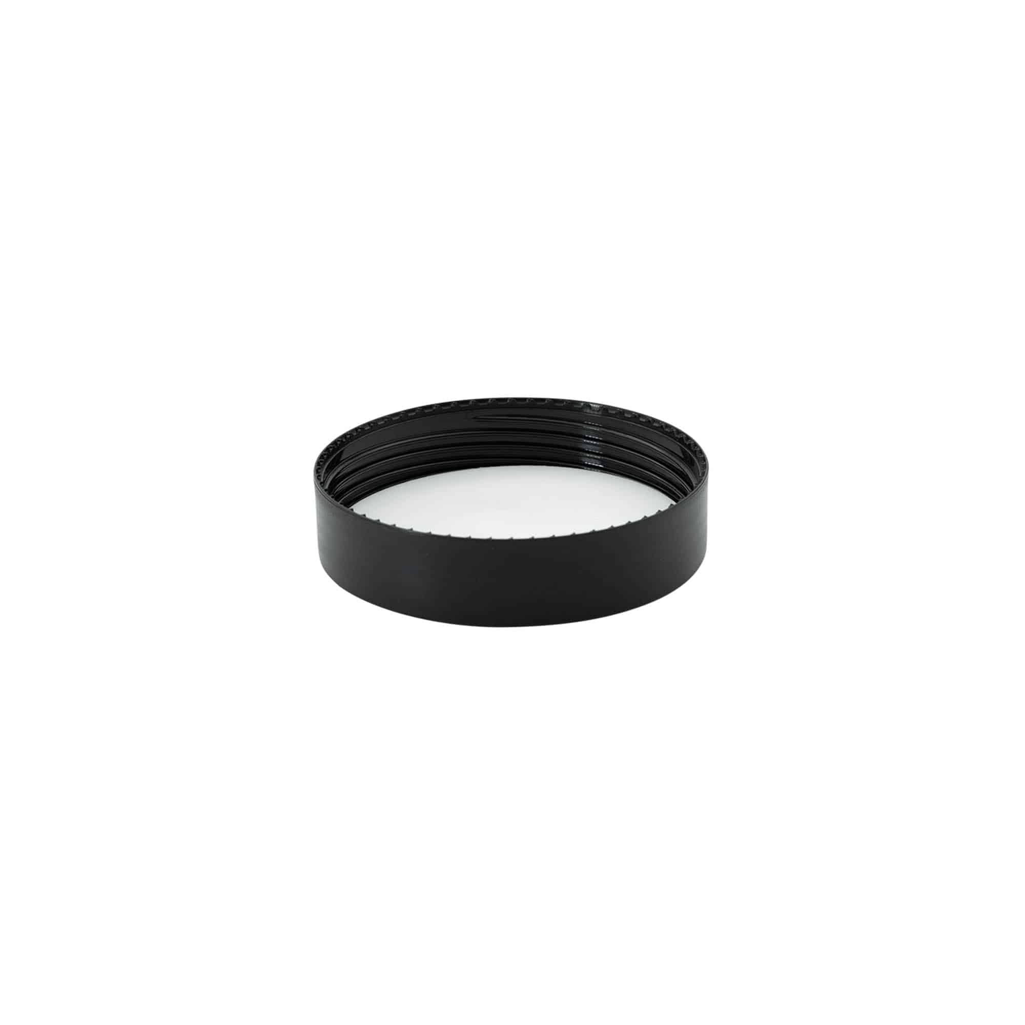 Capac cu filet pentru 50 ml „Antonella”, plastic PP, negru