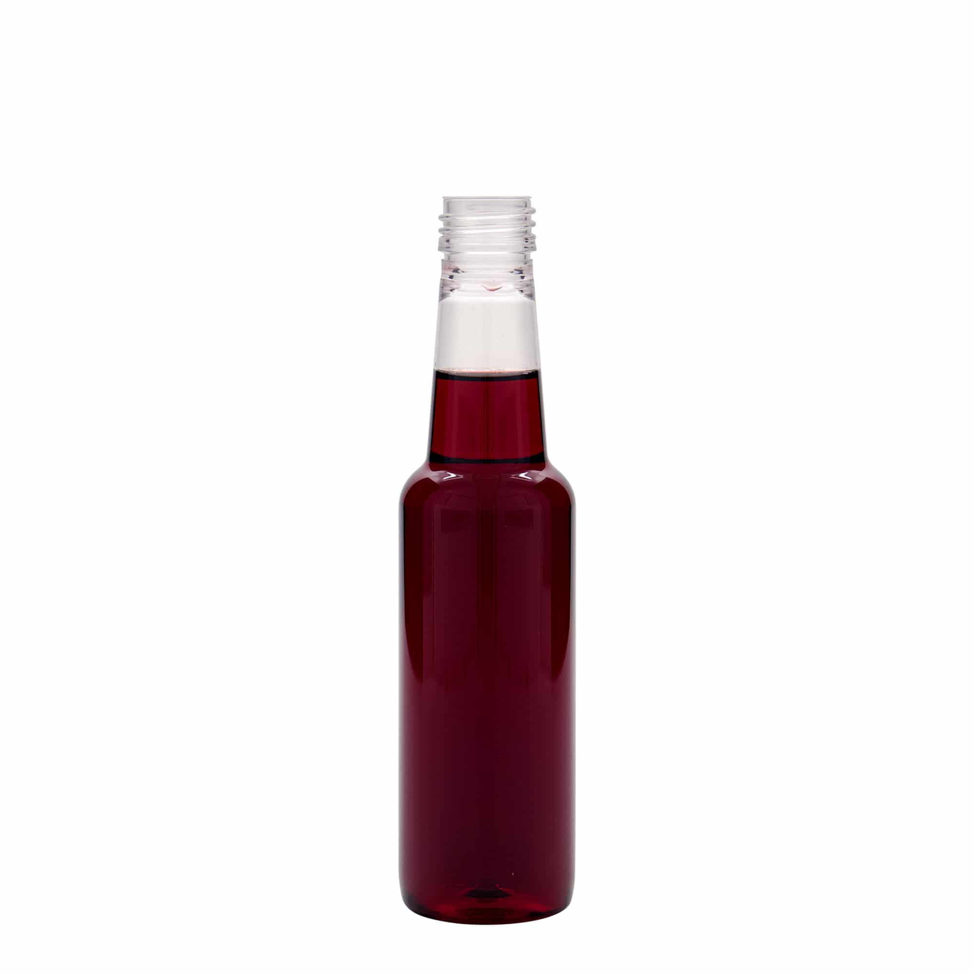 Sticlă PET de 250 ml „Vin”, plastic, gura: PP 28