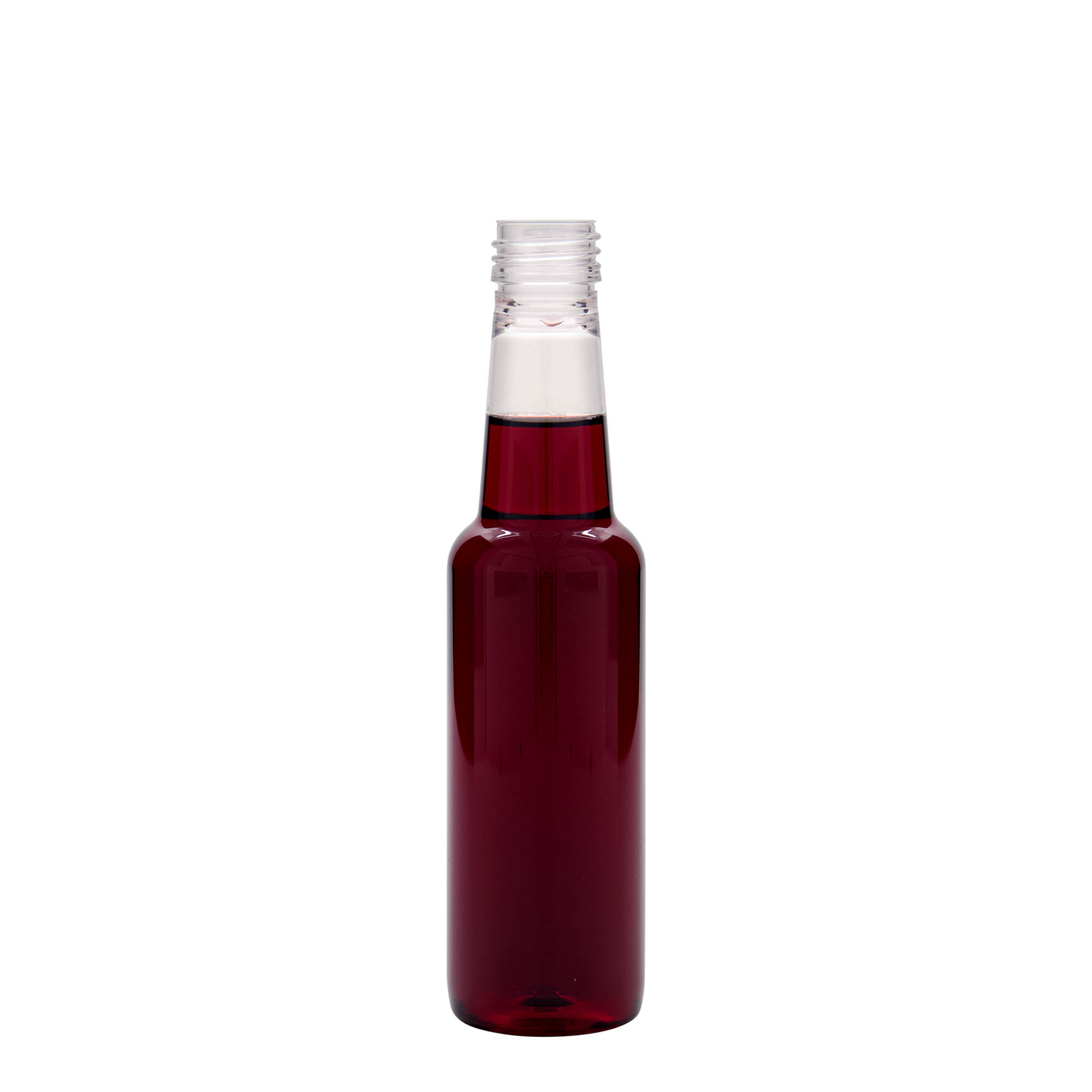 Sticlă PET de 250 ml „Vin”, plastic, gura: PP 28 Sticlă PET de 250 ml „Vin”, plastic, gura: PP 28