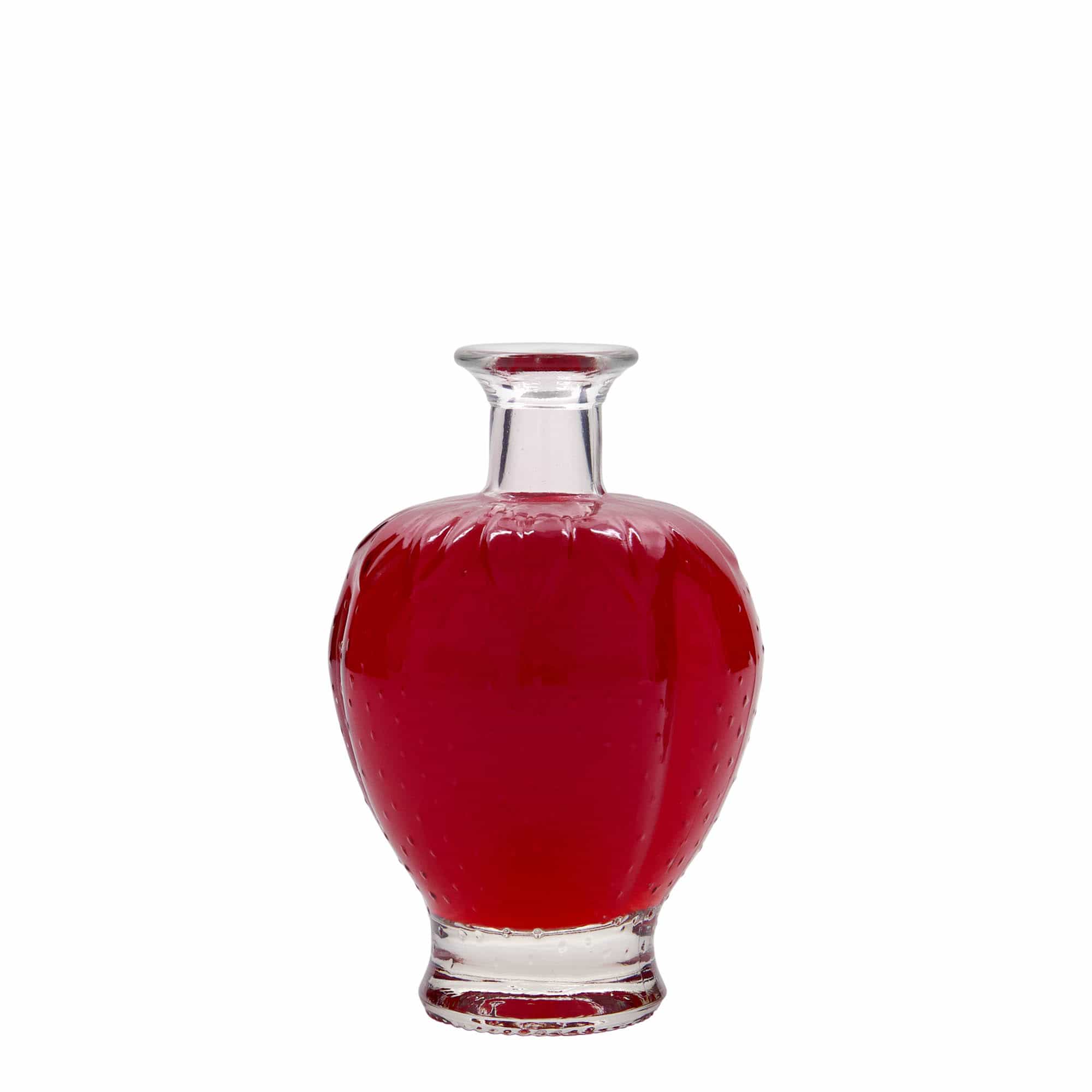 Sticlă de sticlă de 200 ml „Căpșuni”, gura: dop de plută