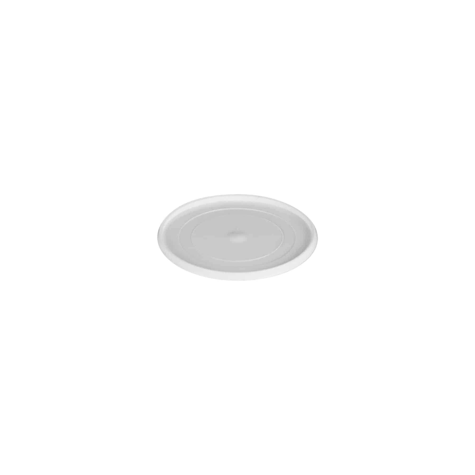 Disc de acoperire pentru 5 ml 'Bianca', plastic PP, alb