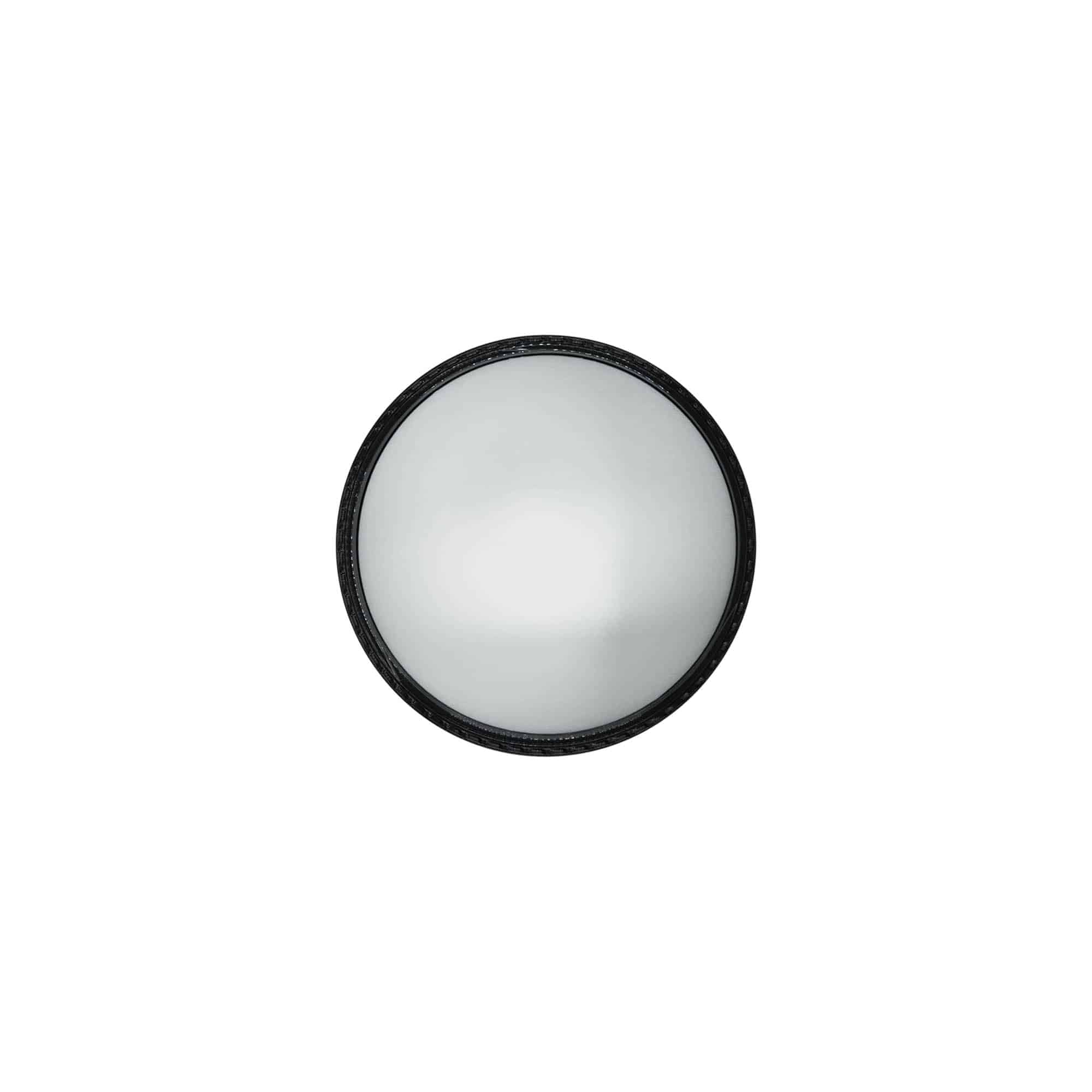 Capac cu filet pentru 50 ml „Antonella”, plastic PP, negru Capac cu filet pentru 50 ml „Antonella”, plastic PP, negru