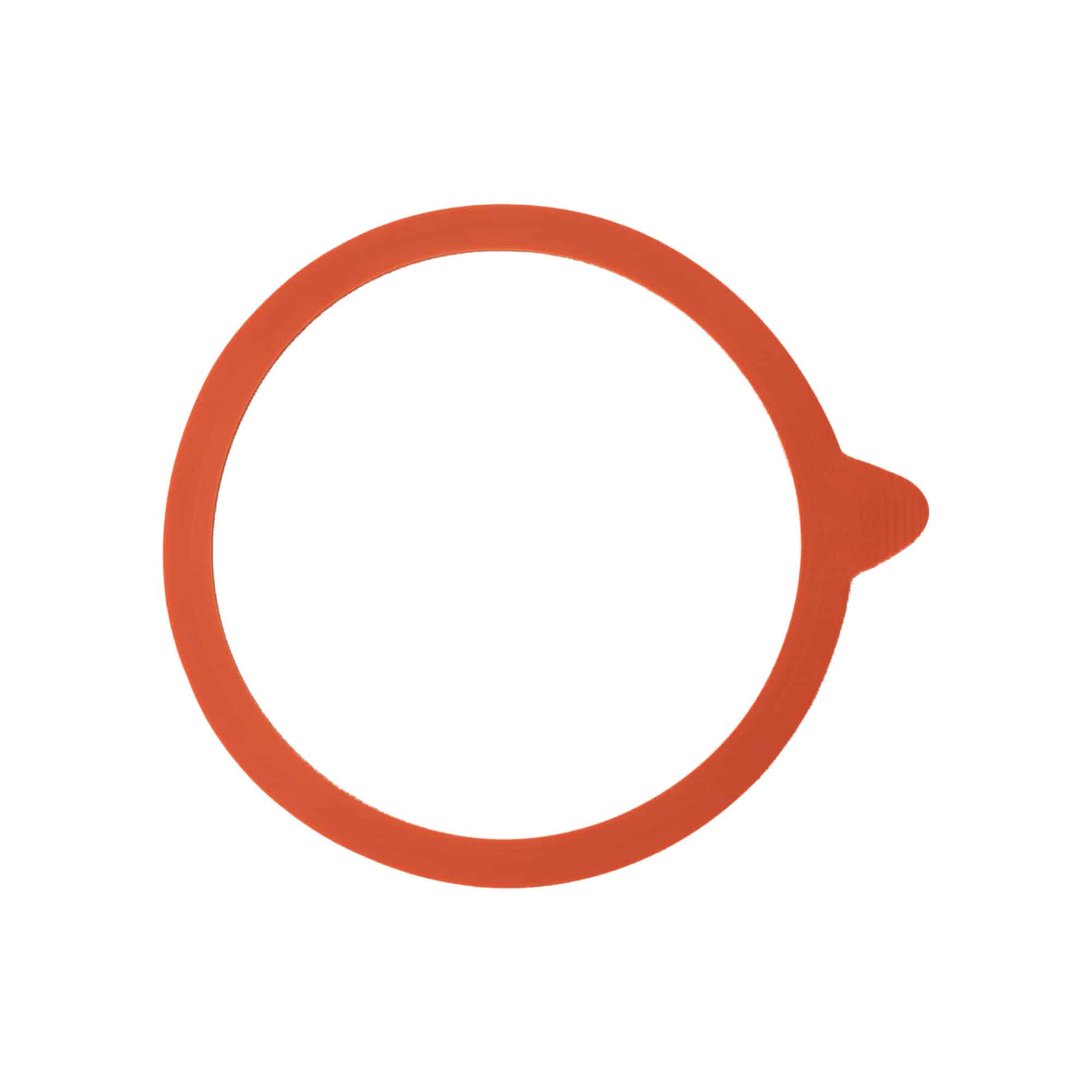 Inel de conservare WECK RR100 #, roșu, gură: margine rotundă