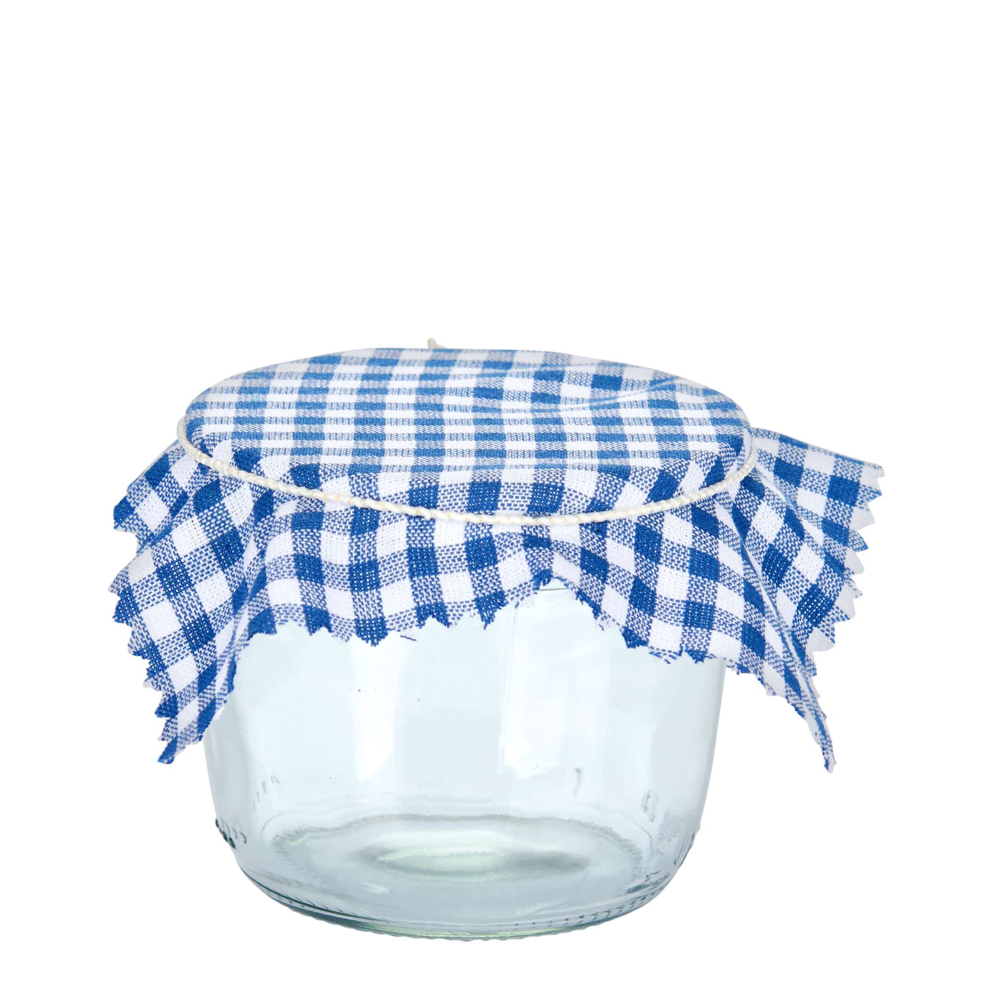 Șervețel textil pătrat, în carouri, 12x12 cm, textile, albastru închis, gura: TO38-TO53