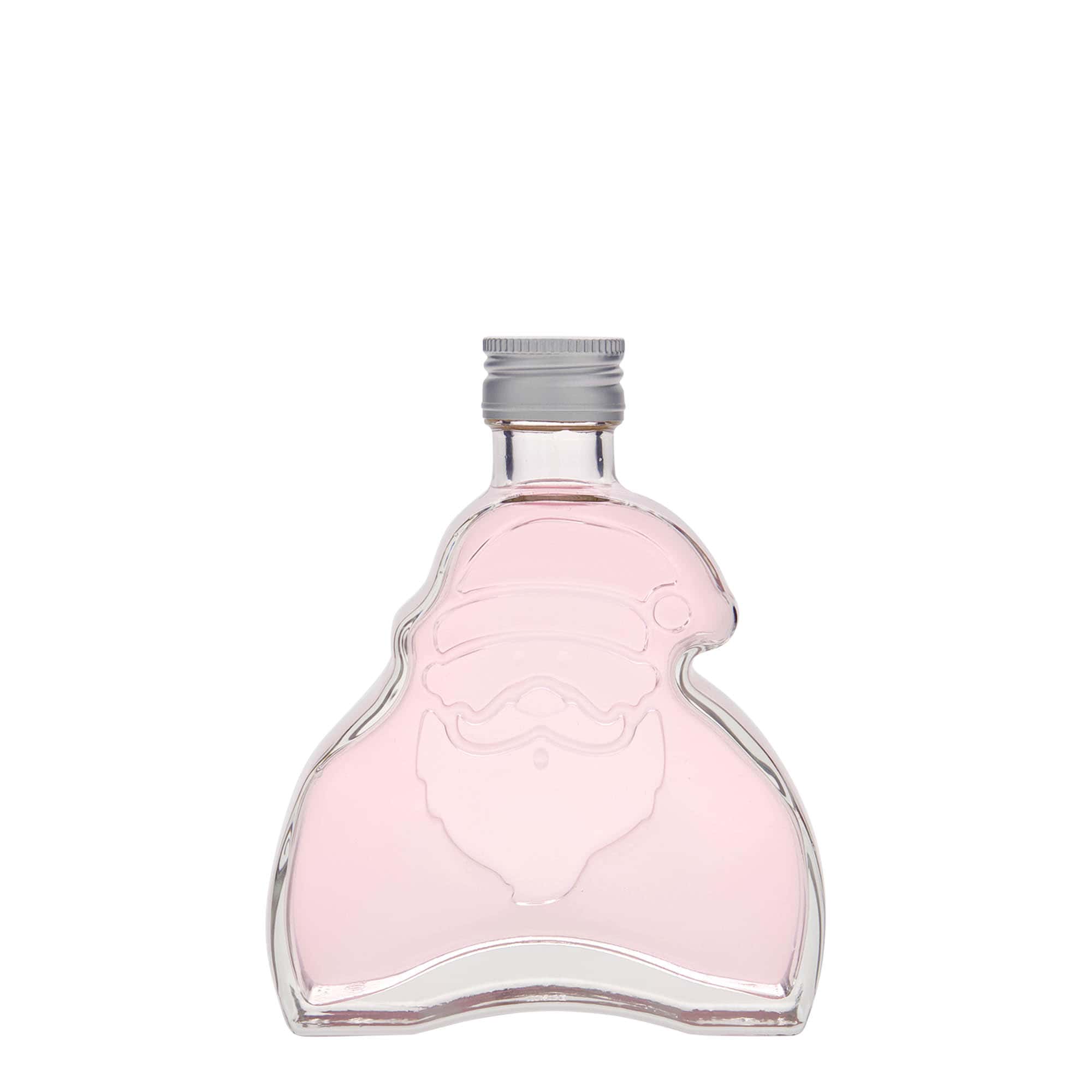 Sticlă de sticlă de 200 ml „Moș Crăciun”, gura: PP 28