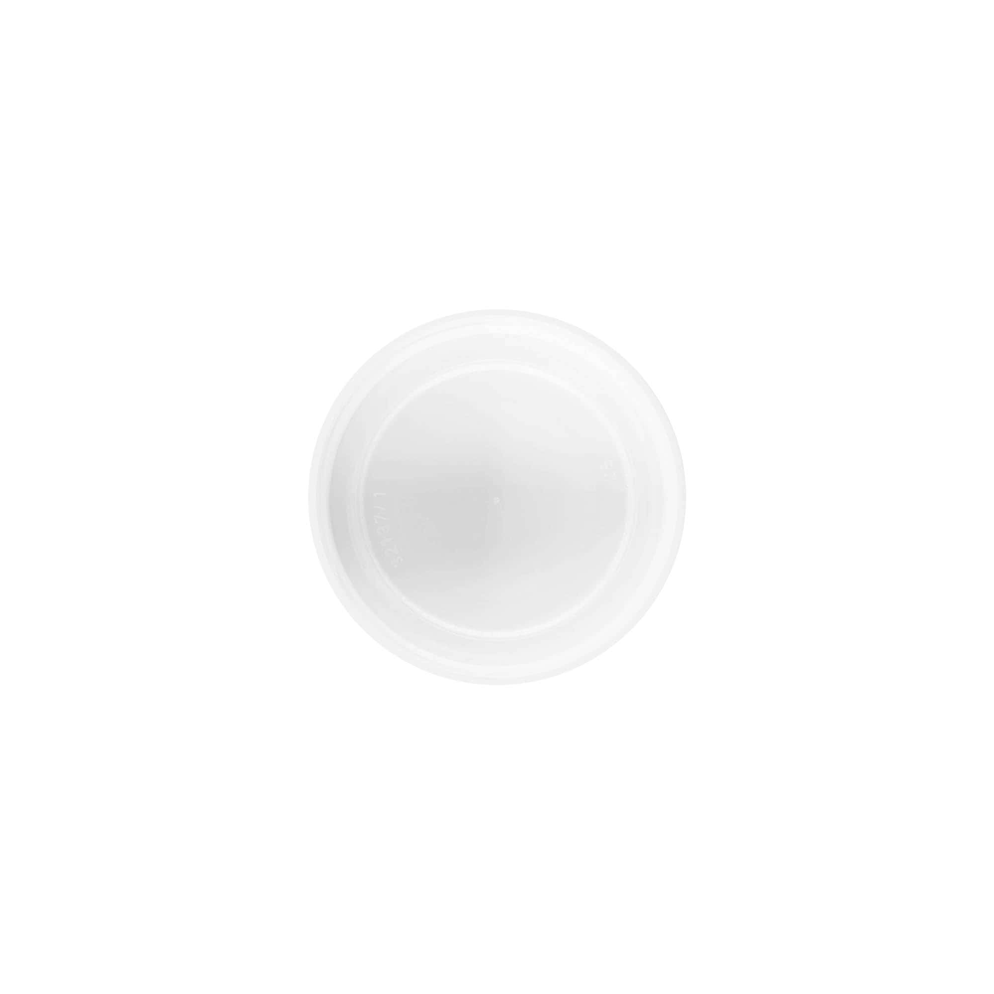 Capac cu filet pentru 50 ml „Bianca”, plastic PP, alb