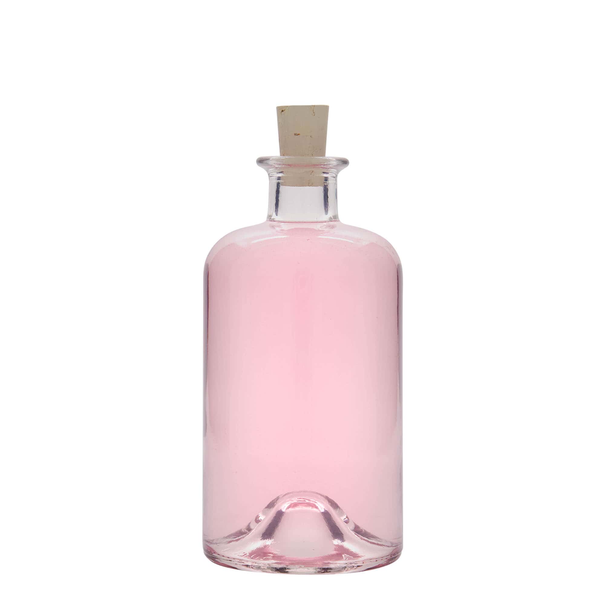 Sticlă de sticlă de 500 ml, farmacist „Doctor”, gura: dop de plută