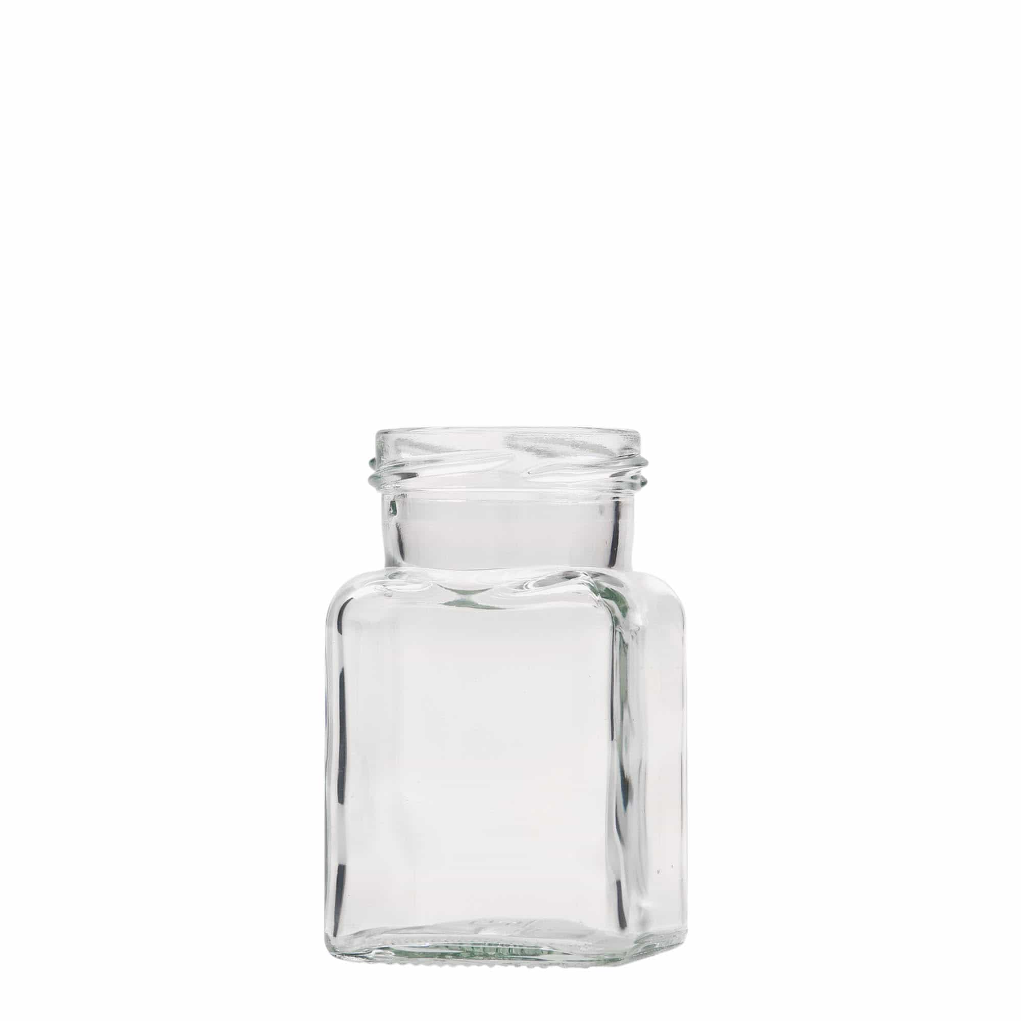 150 ml borcan pătrat, gura: Twist-Off (TO 53)
