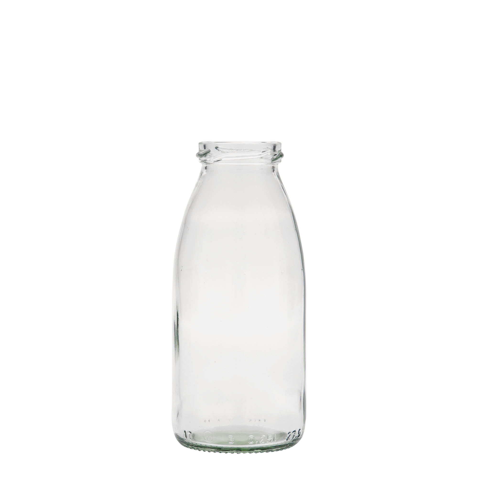 Sticlă de sticlă de 250 ml Vroni #, gura: Twist-Off (TO 43)