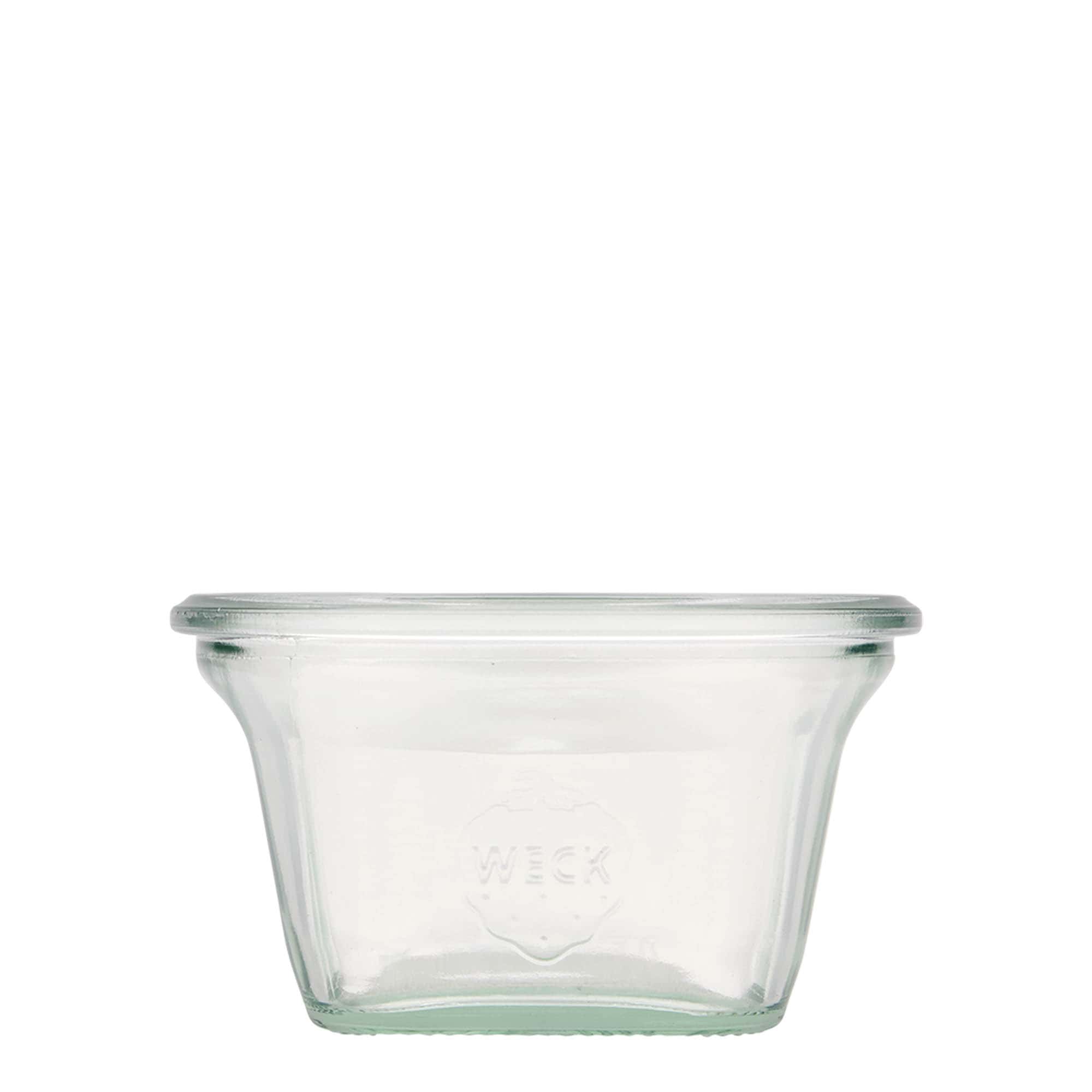 290 ml borcan WECK Quadro, pătrat, gura: margine rotundă
