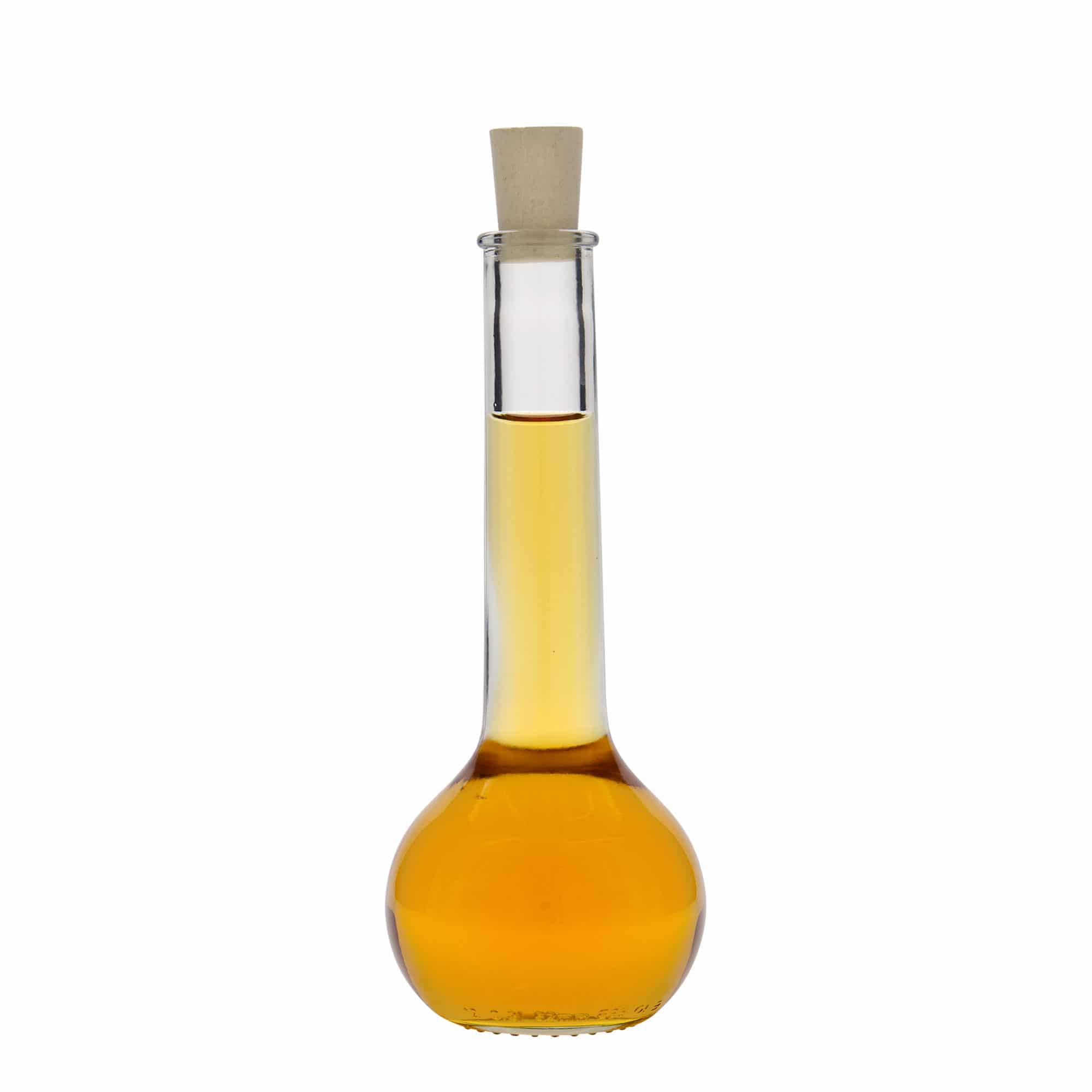 Sticlă de sticlă de 200 ml 'Tulipano', deschidere: dop de plută