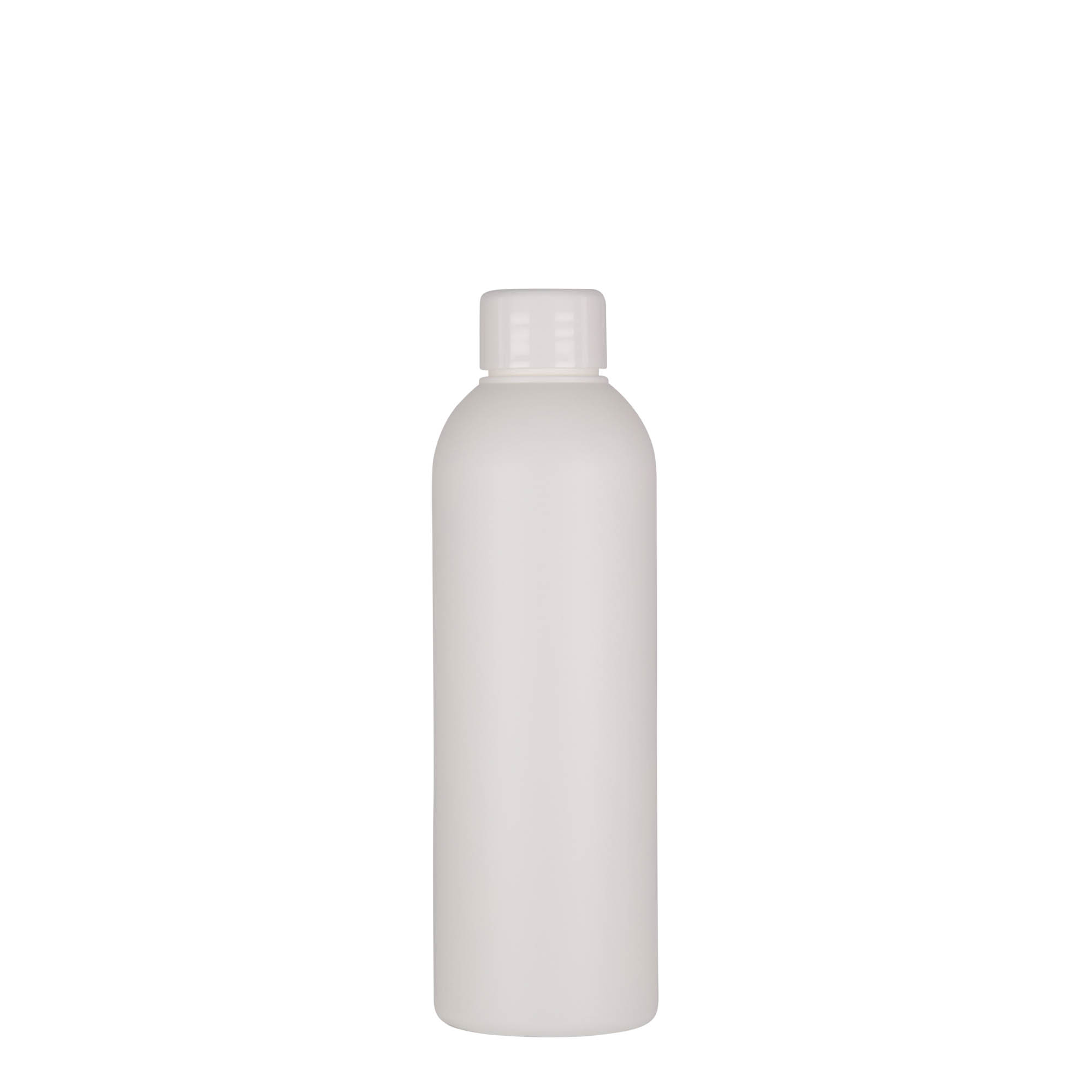 Sticlă din plastic de 200 ml „Tuffy”, HDPE, albă, gura: 24/410