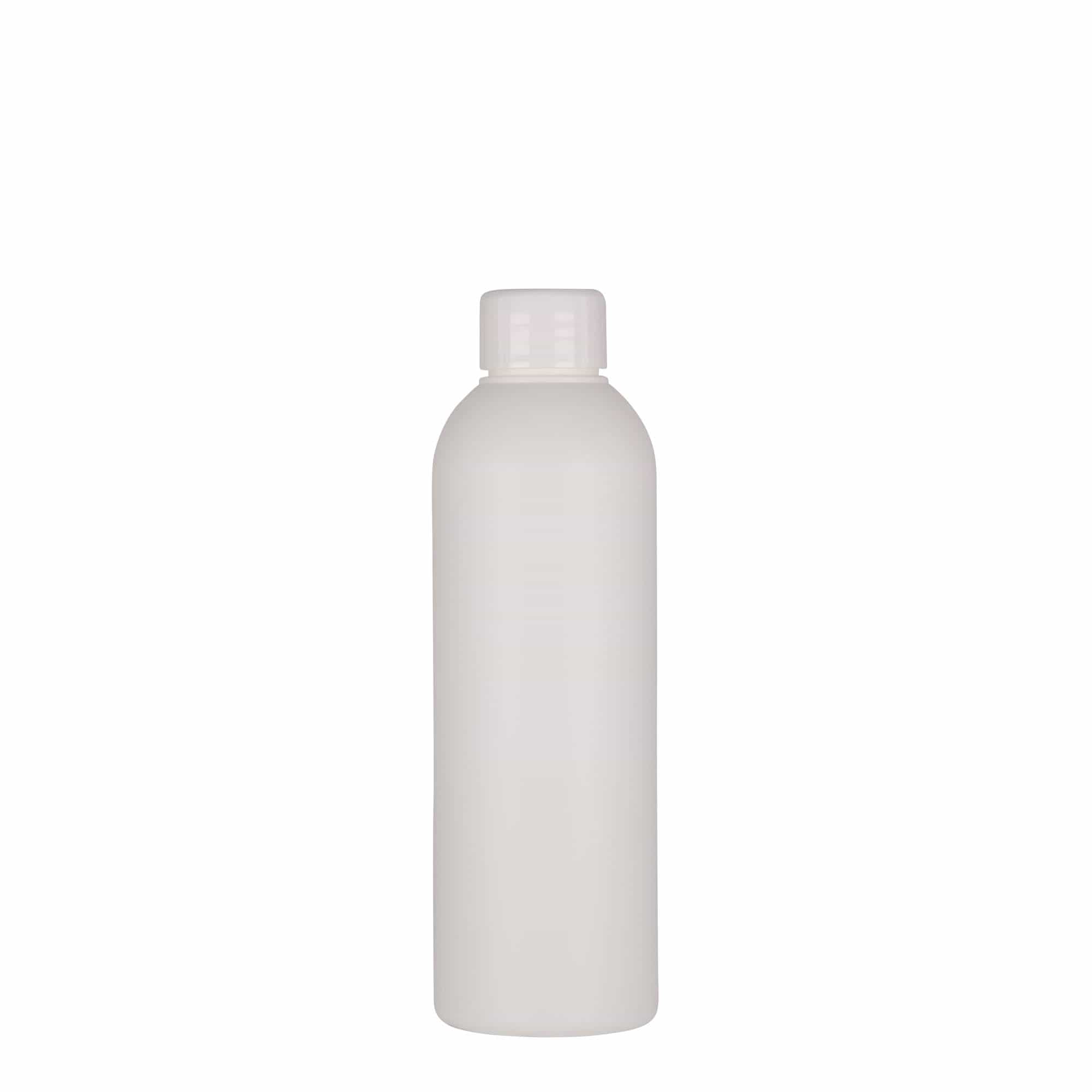 Sticlă din plastic de 200 ml „Tuffy”, HDPE, albă, gura: 24/410