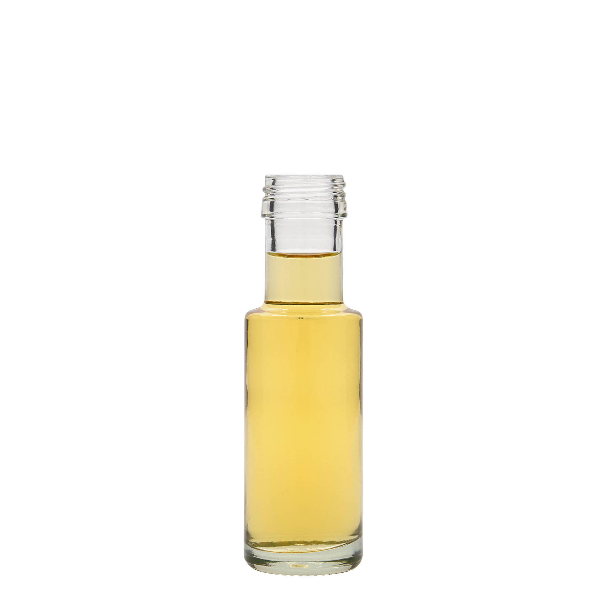 Sticlă de sticlă de 100 ml „Dorica”, gură: PP 31,5 Sticlă de sticlă de 100 ml „Dorica”, gură: PP 31,5