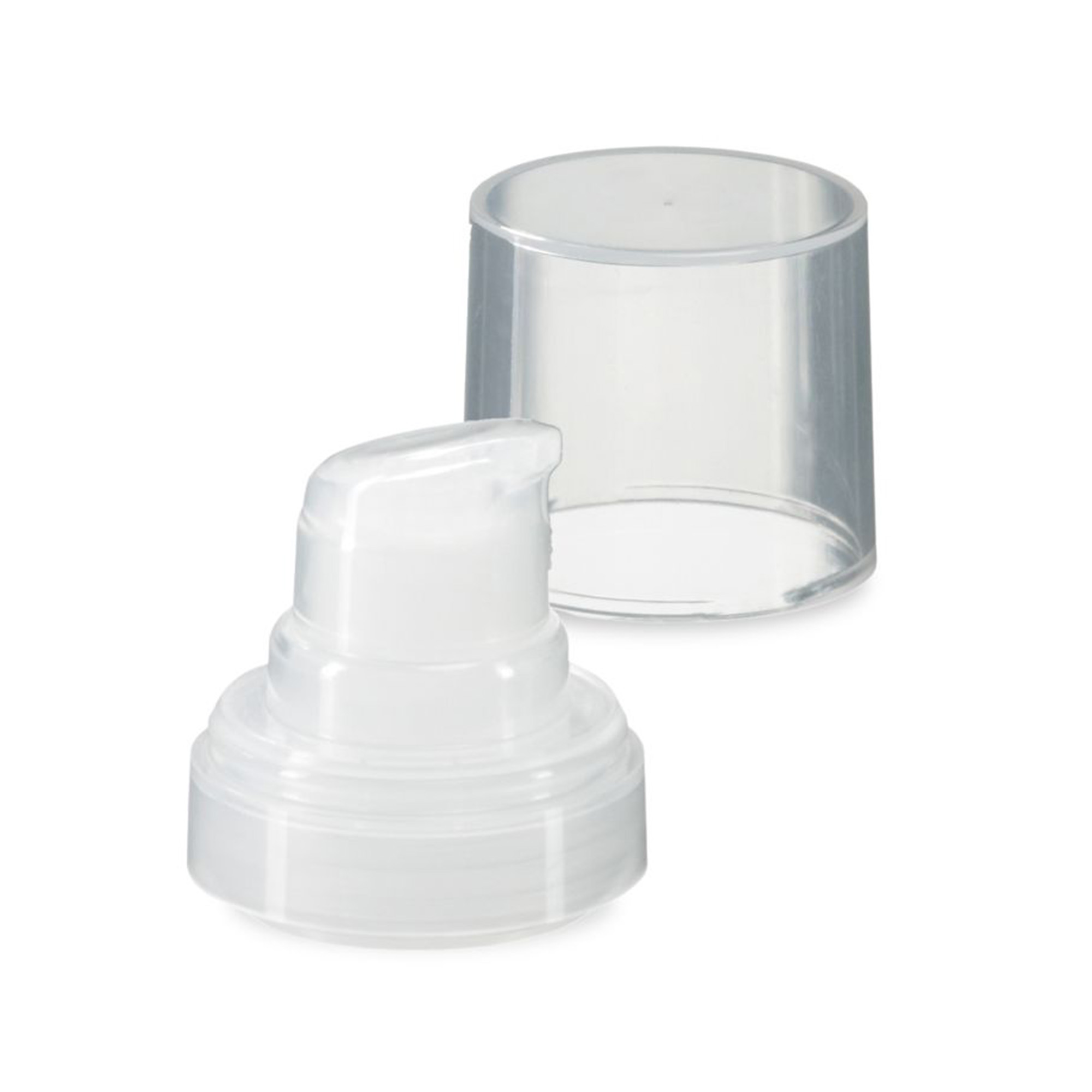 Cap de pulverizare Airless Micro natur + capac de protecție lucios, de culoare naturală