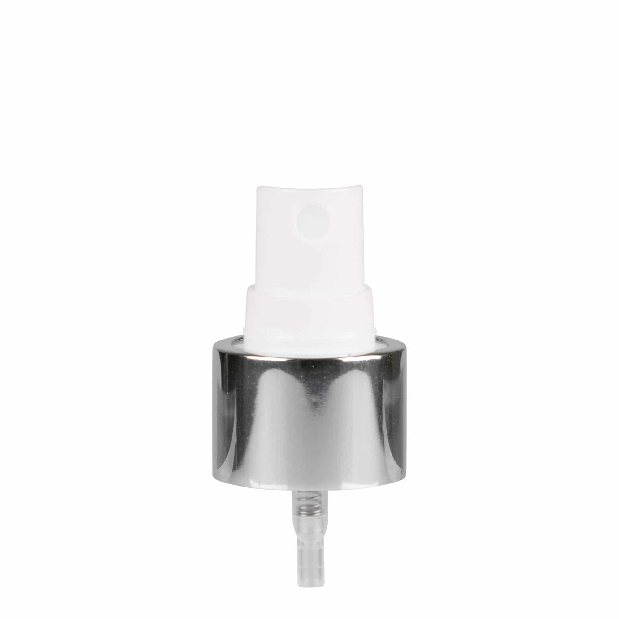 Capac cu filet pulverizator, plastic PP, alb, pentru gura: 24/410