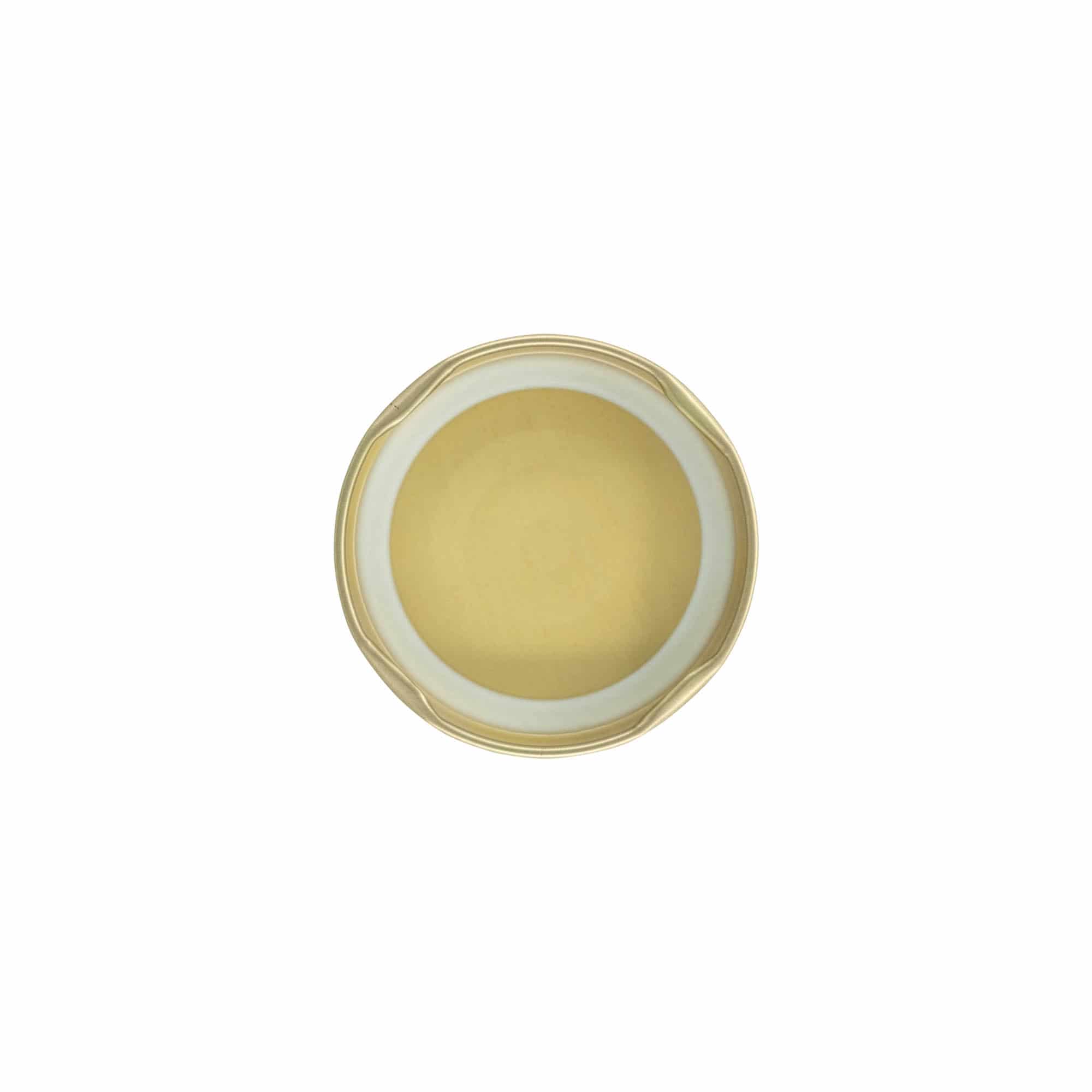 Capace Twist-Off, tabla albă, aurie, pentru gura: TO 58