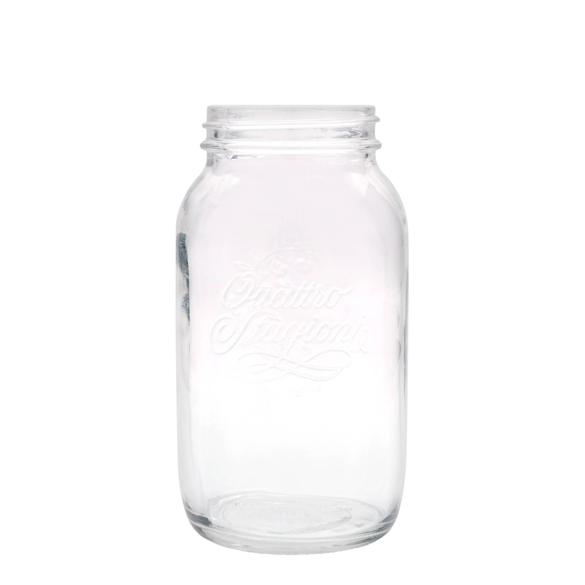 1.500 ml sticlă 'Quattro Stagioni', gura: capac cu filete