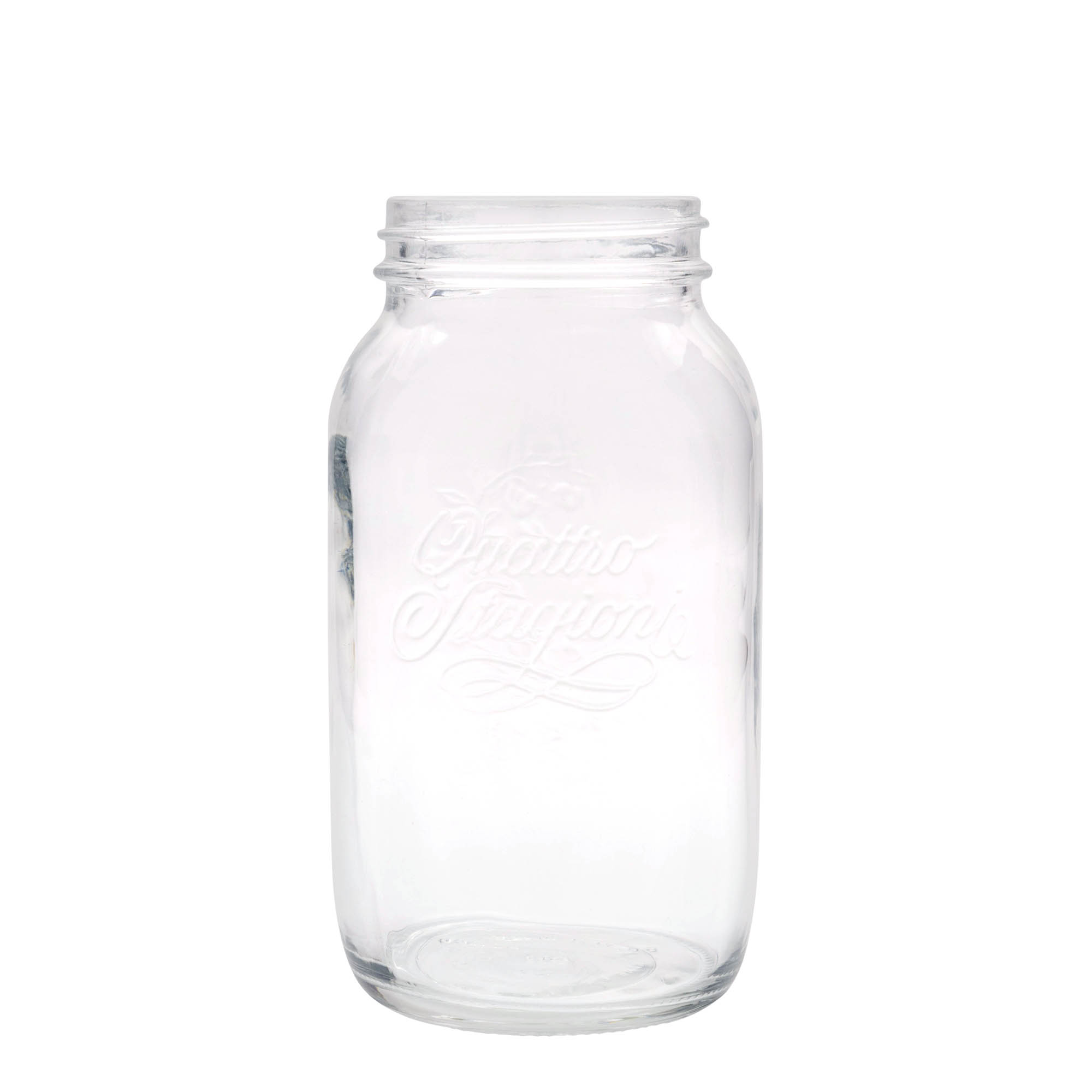 1.500 ml sticlă 'Quattro Stagioni', gura: capac cu filete