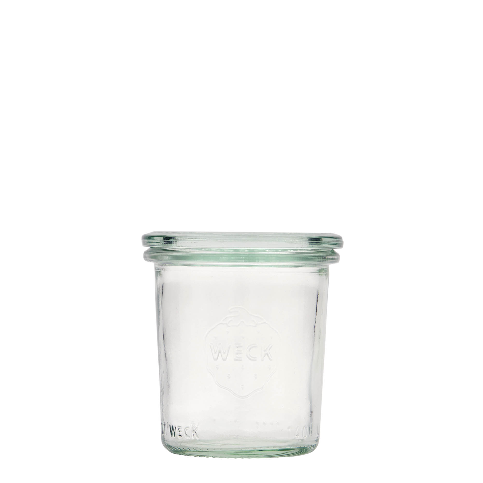 140 ml borcan WECK cu gura: margine rotundă