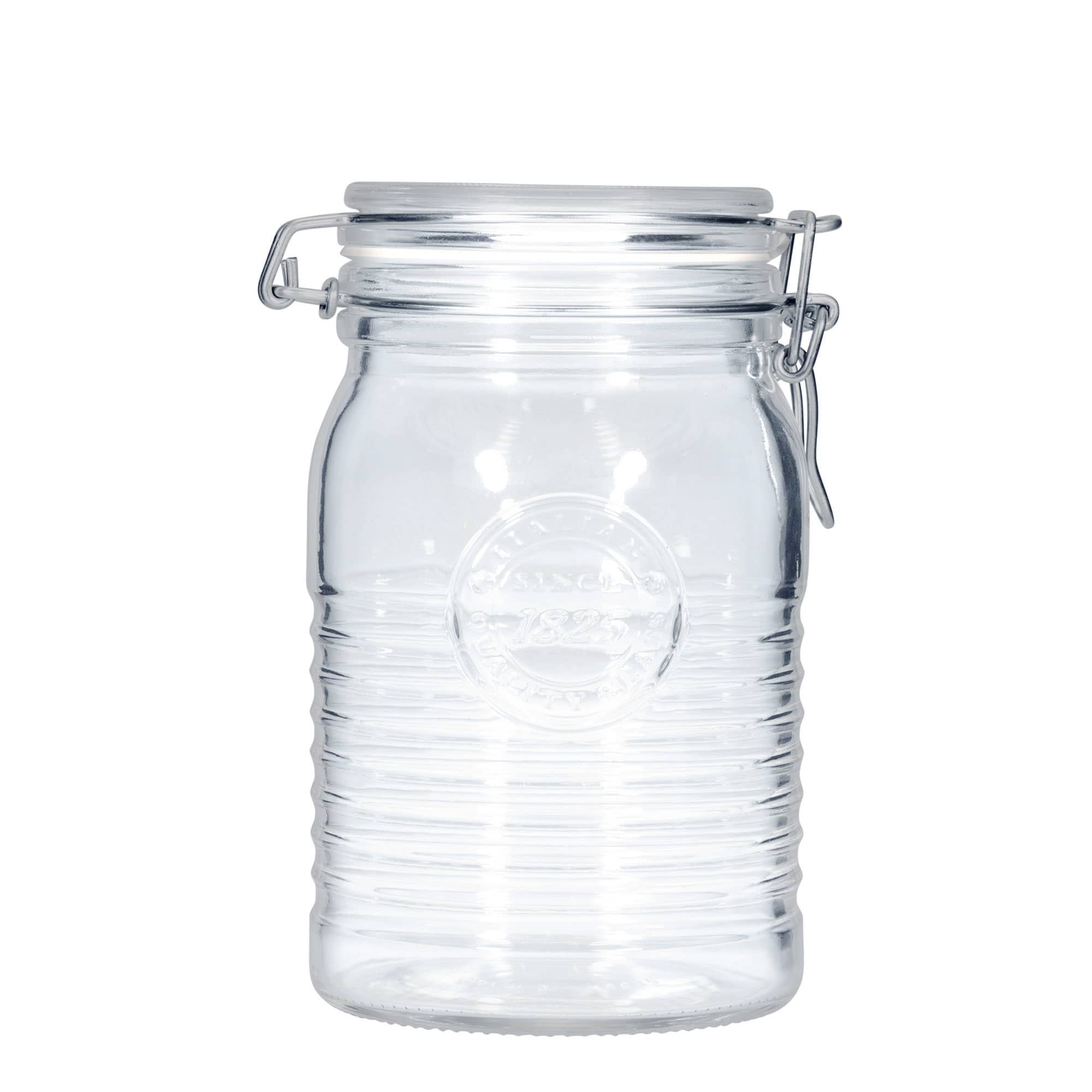 1.000 ml borcan cu clemă de sârmă „Officina 1825”, gura: închidere cu clemă de sârmă