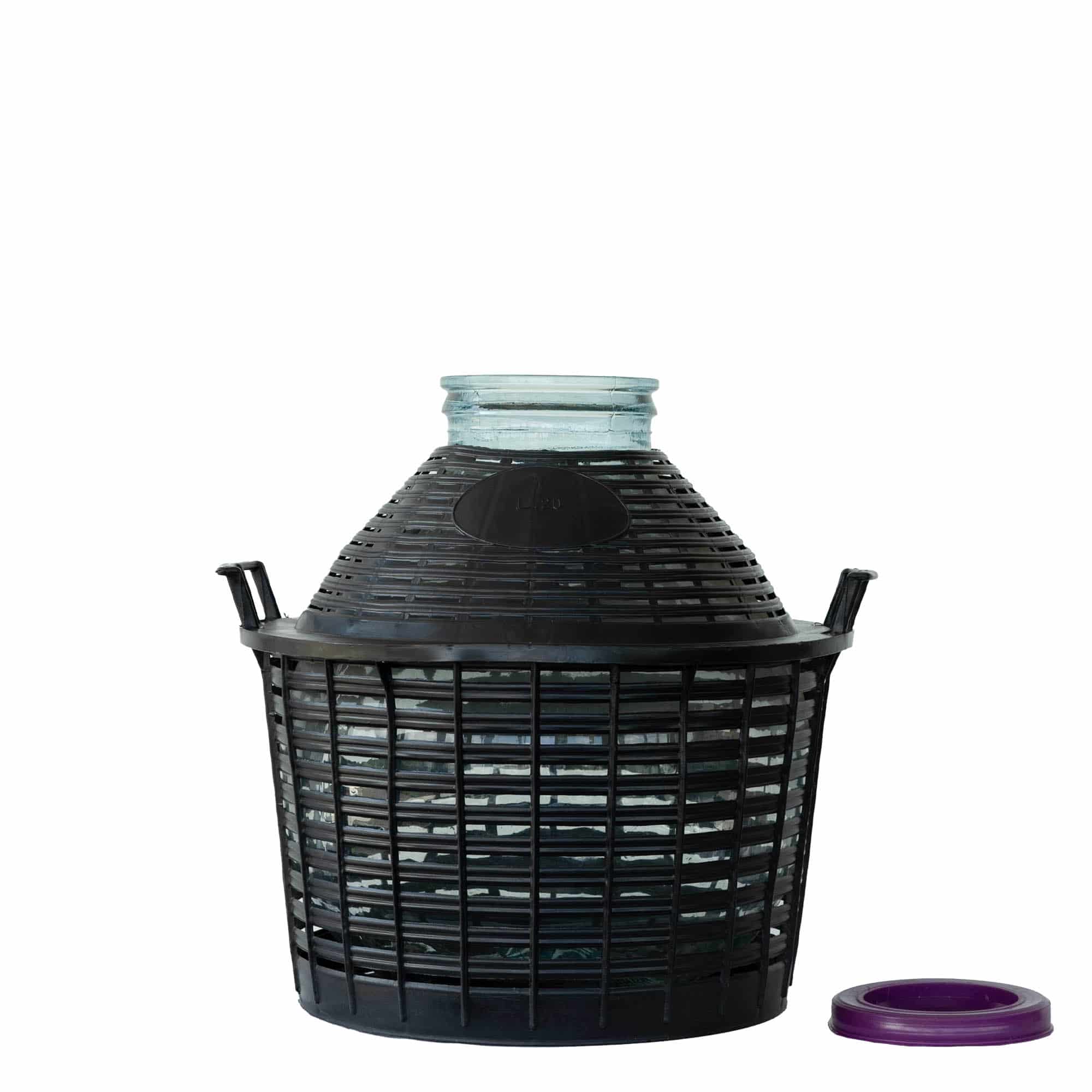 20 l butelie cu gât larg, sticlă, deschidere: închidere cu filet