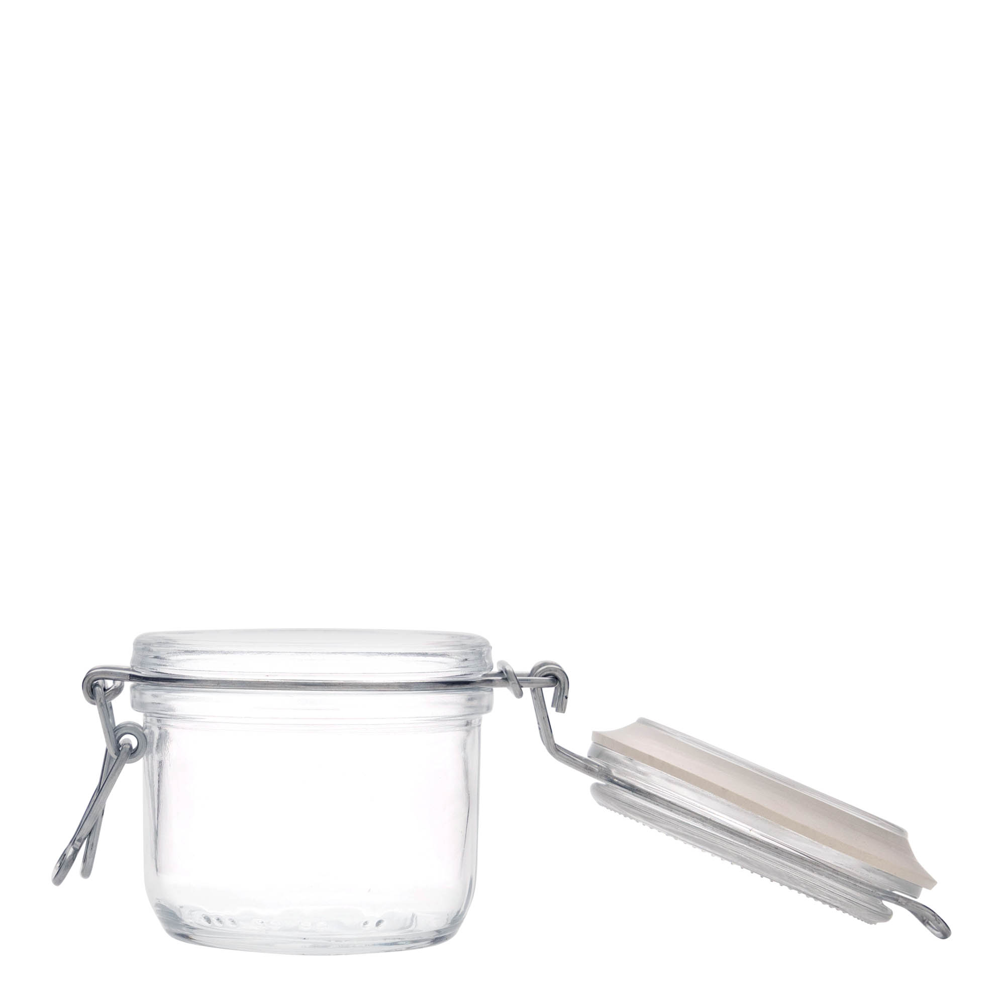 200 ml borcan cu clemă metalică „Fido”, gura: închidere cu clemă metalică 200 ml borcan cu clemă metalică „Fido”, gura: închidere cu clemă metalică