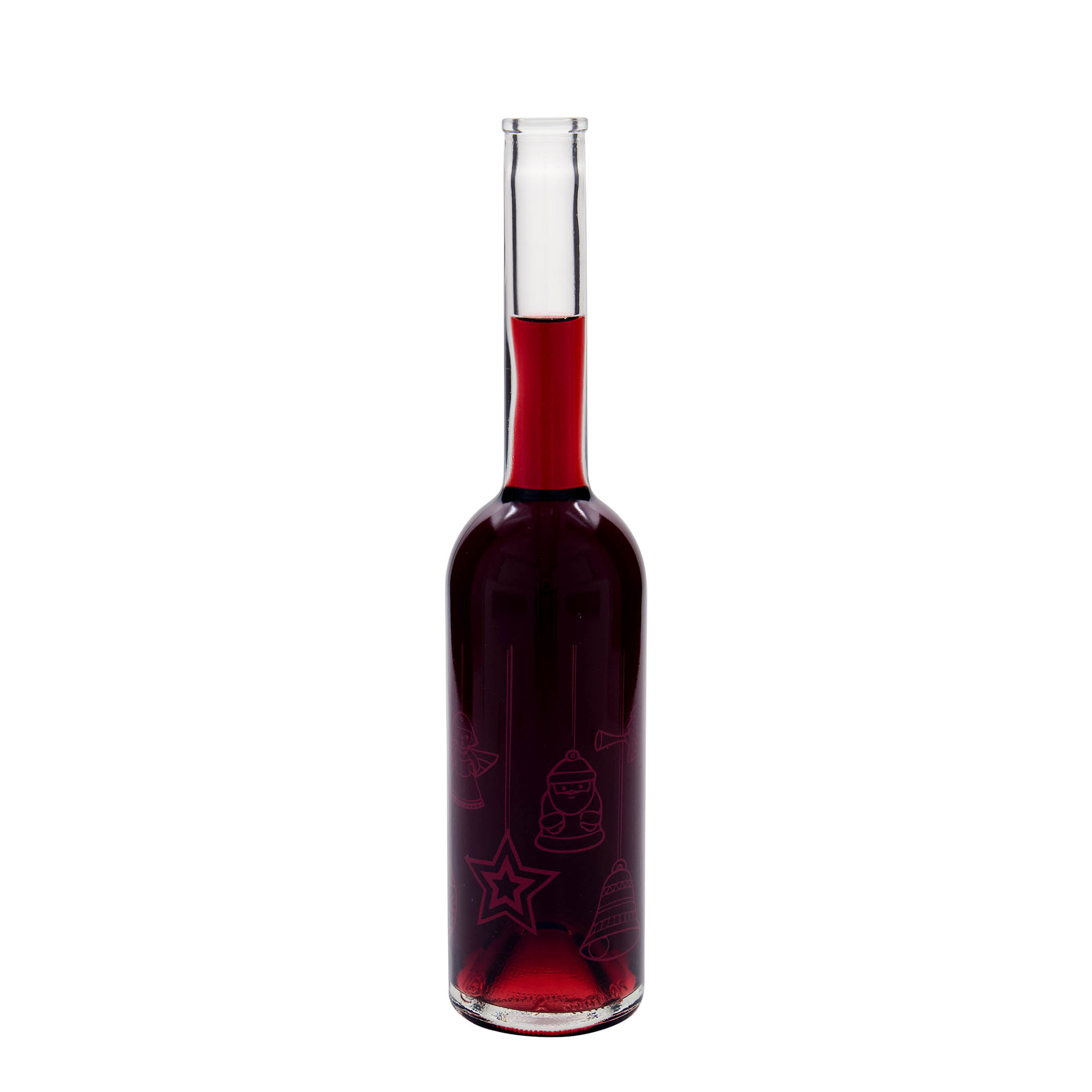 Sticlă de sticlă de 500 ml „Opera”, motiv: stele, gura: dop Sticlă de sticlă de 500 ml „Opera”, motiv: stele, gura: dop