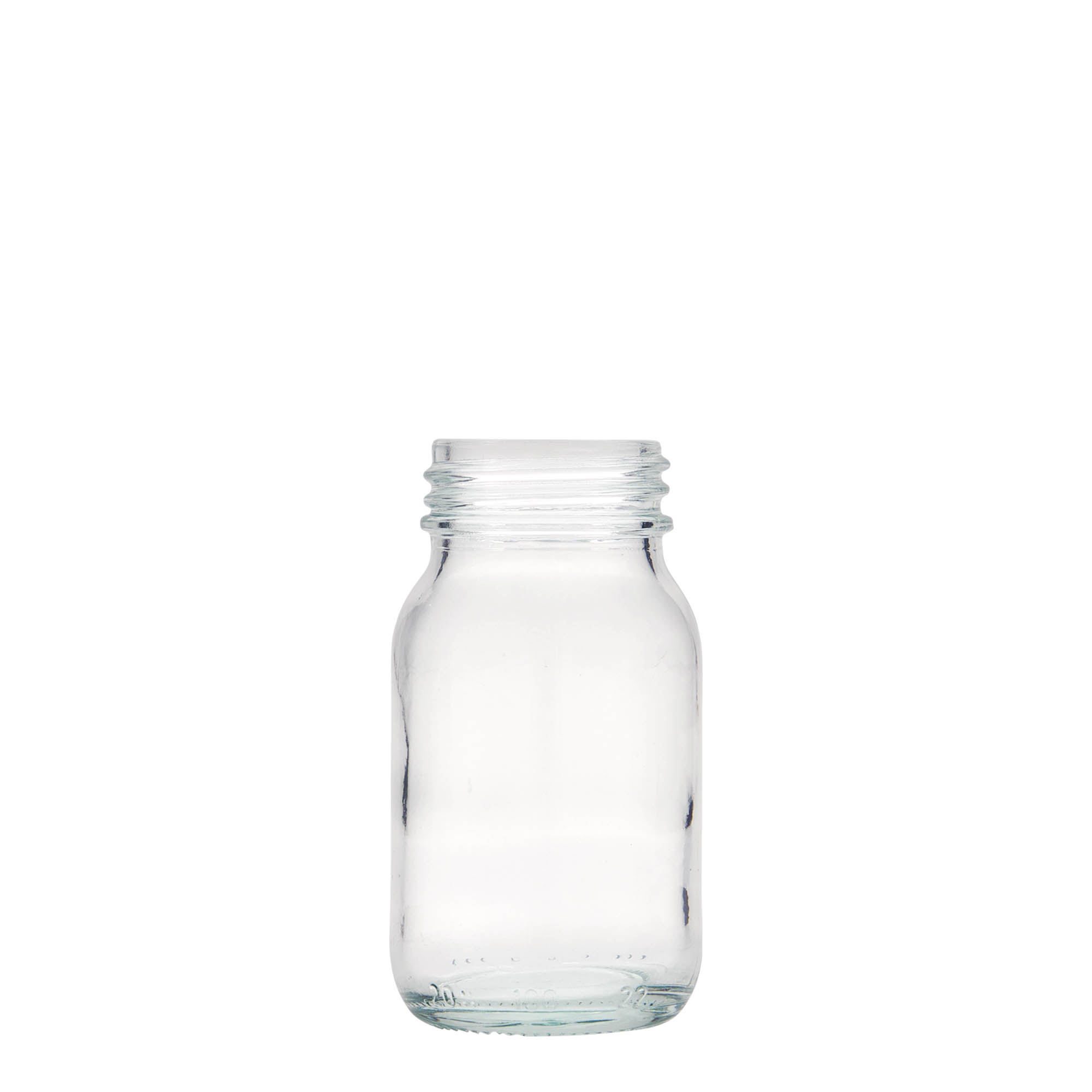 100 ml sticlă cu gât larg, deschidere: DIN 40