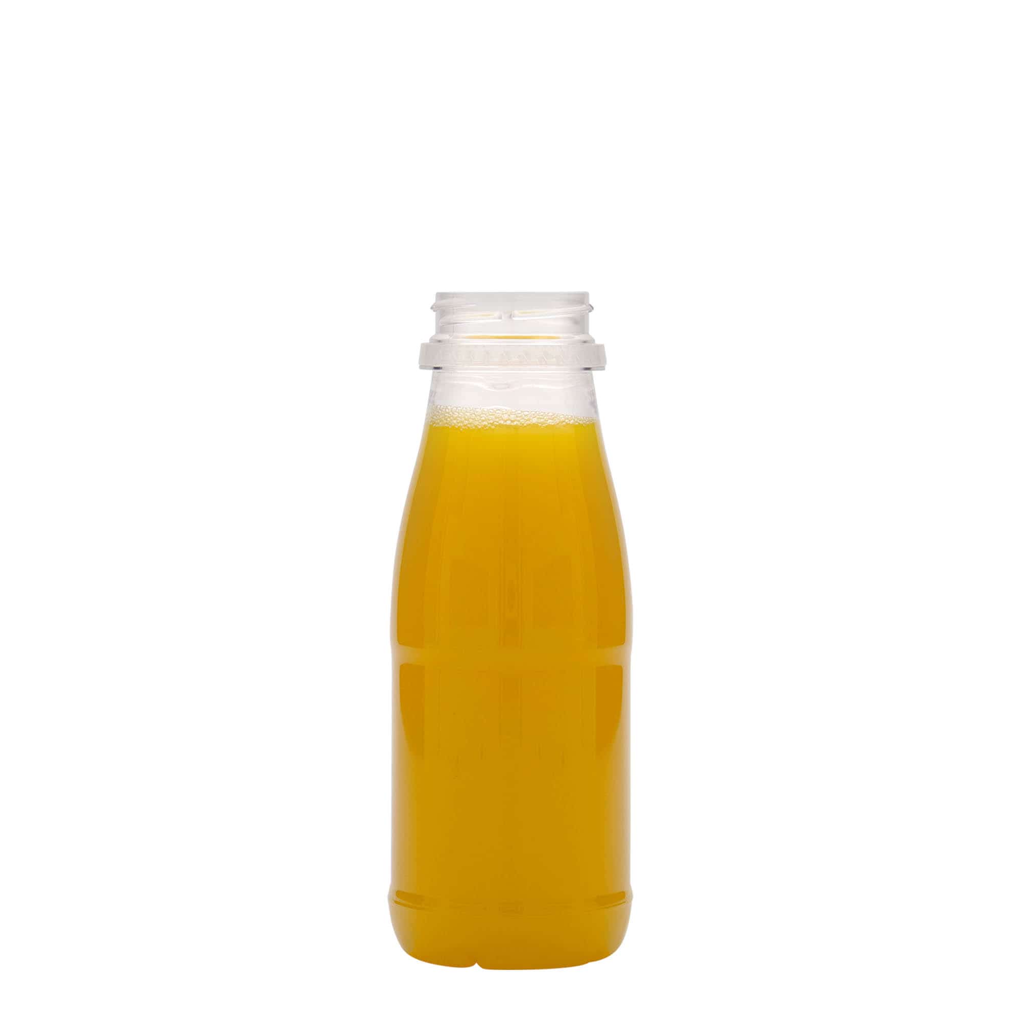 Sticlă PET de 250 ml „Milk and Juice”, plastic, gât: 38 mm