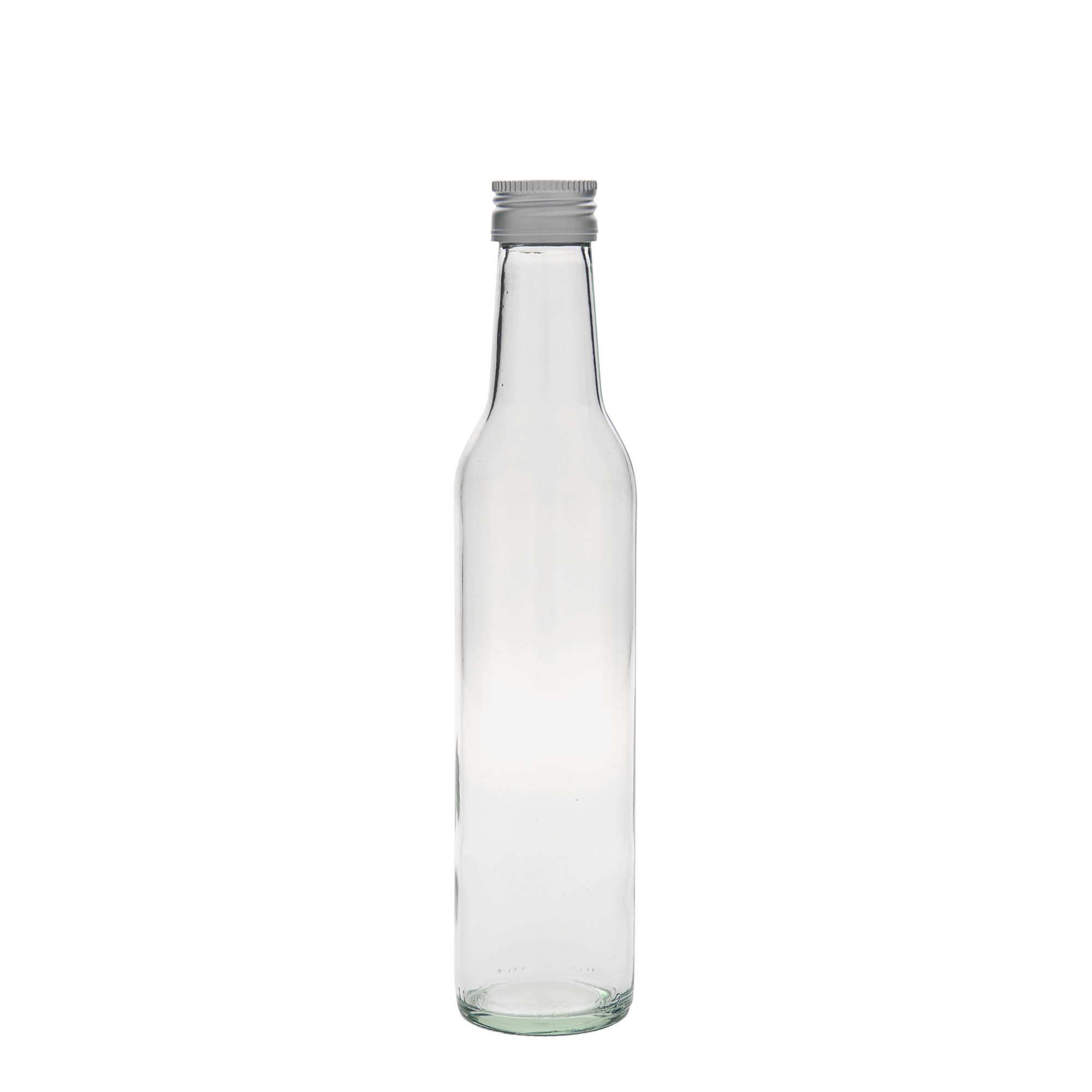 Sticlă de sticlă de 250 ml „Cilindrică”, gura: PP 28 Sticlă de sticlă de 250 ml „Cilindrică”, gura: PP 28