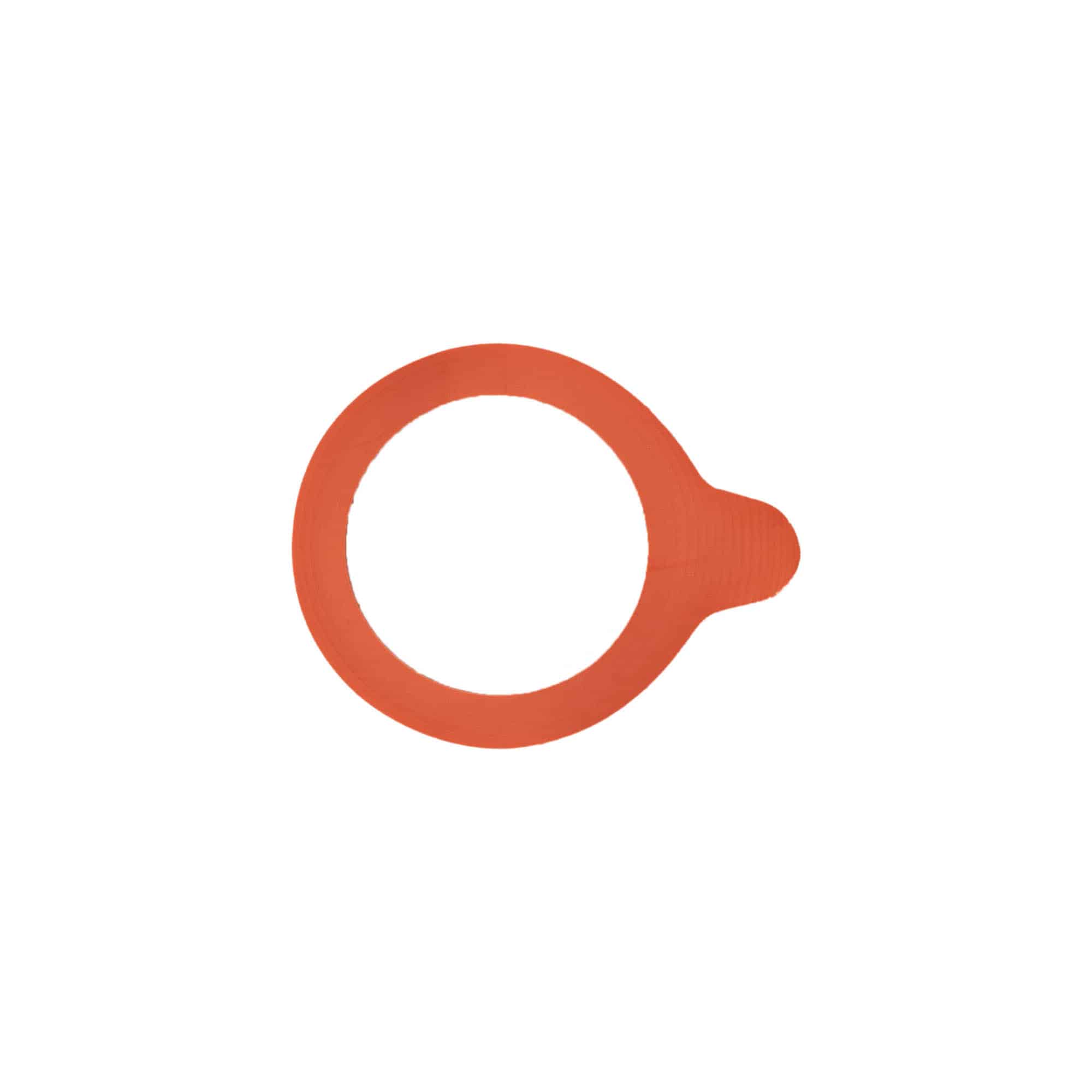 Inel de conservare WECK RR40, roșu, gura: margine rotundă