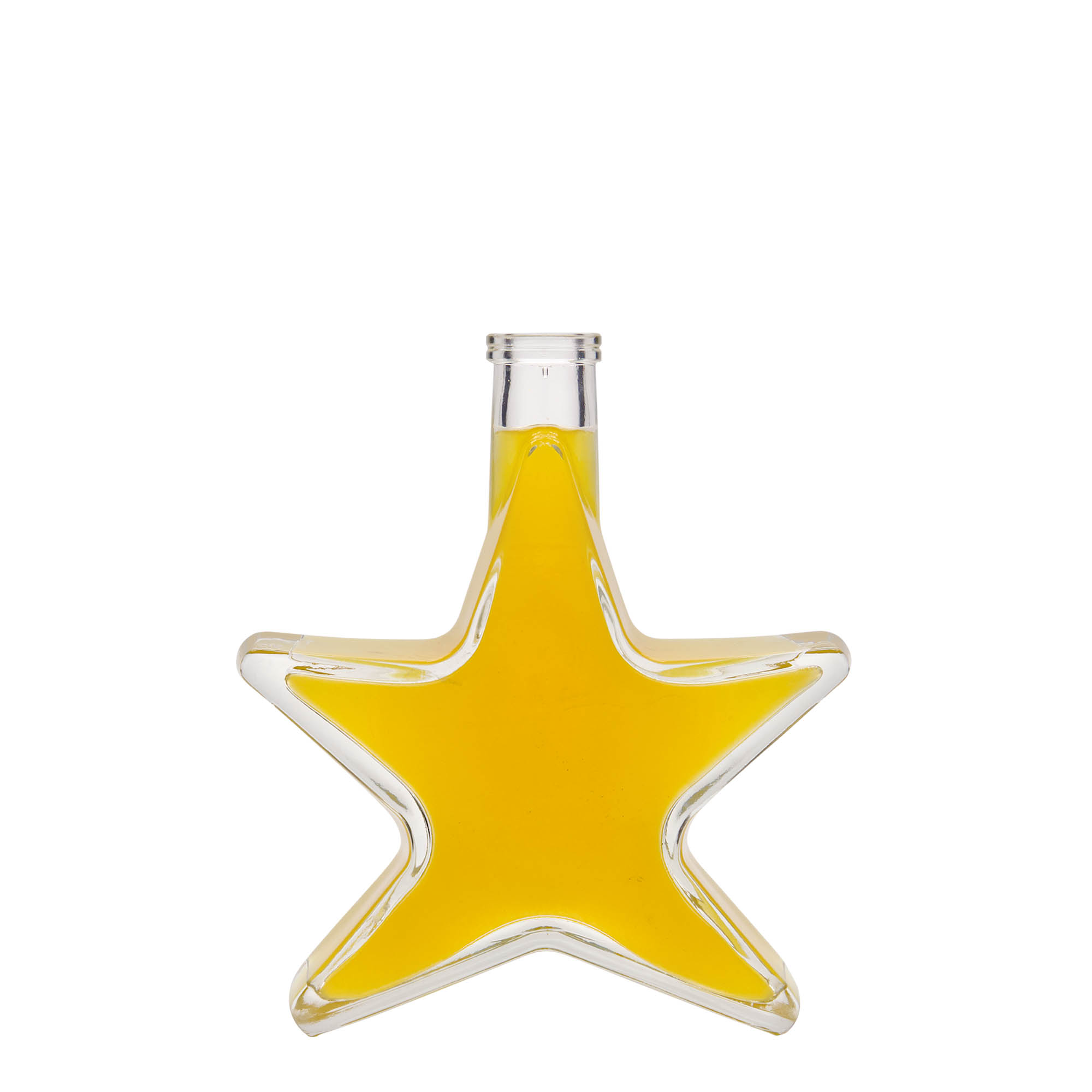 Sticlă de sticlă de 200 ml „Stea”, gât: plută