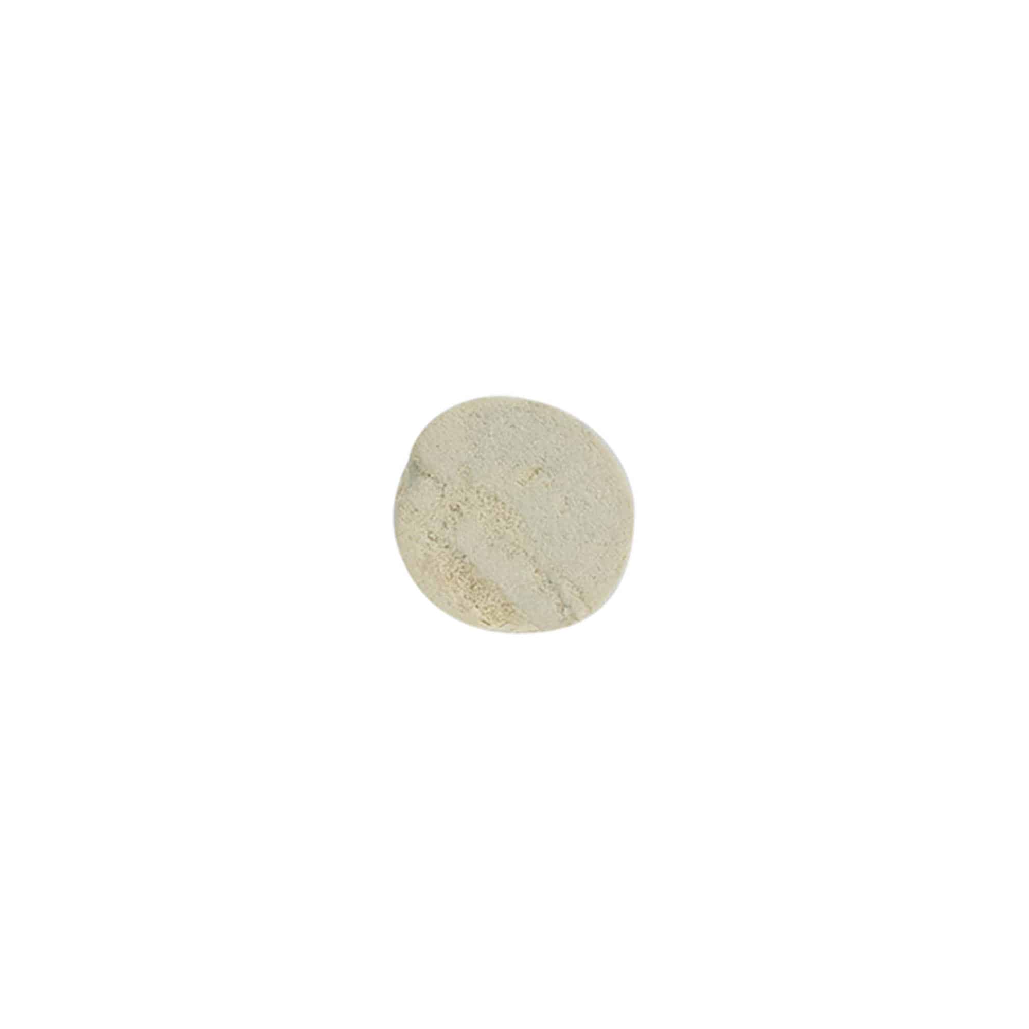 Dop conic 11-14 x 22, plută naturală, albăstrită, pentru gură: plută