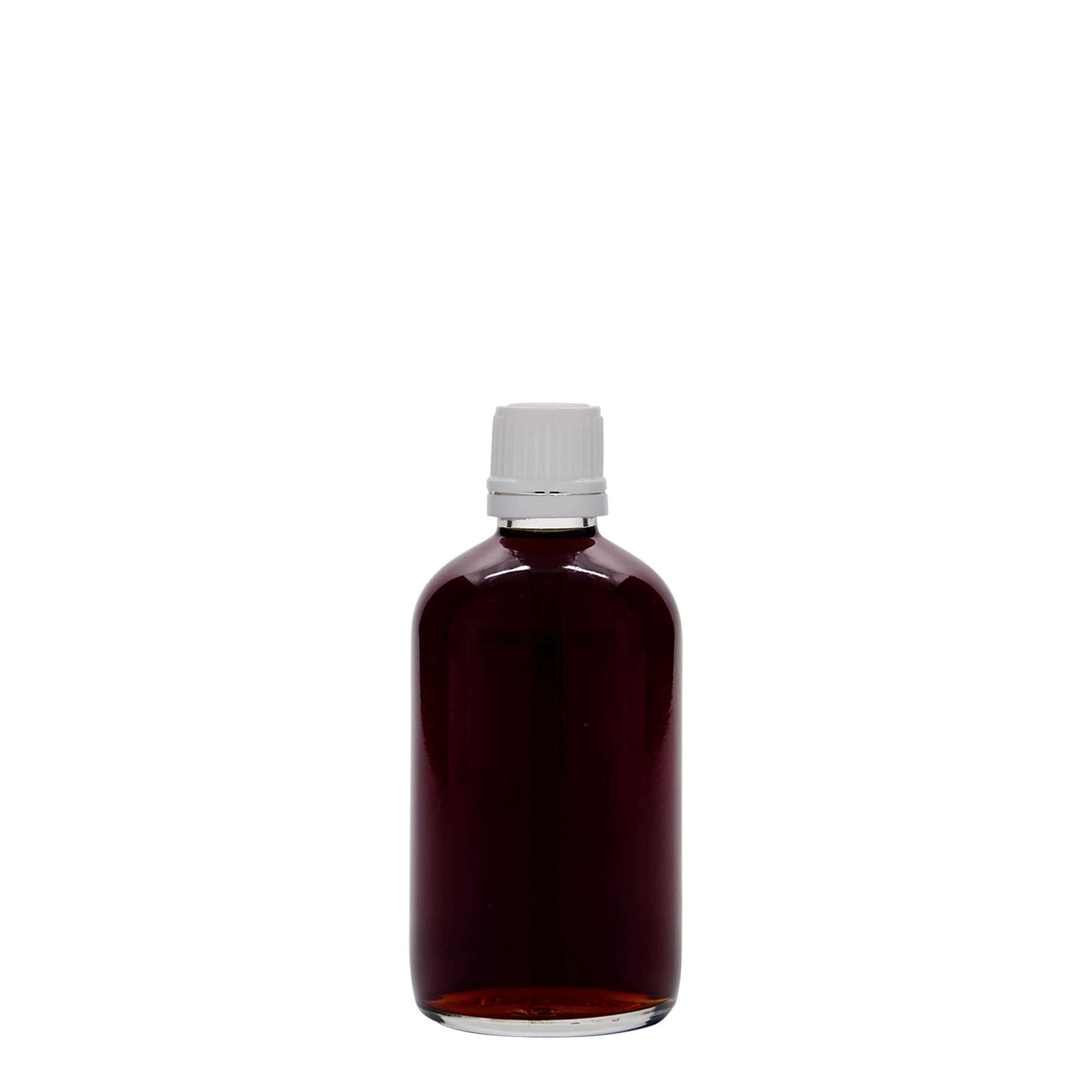 100 ml sticlă medicală, sticlă, gura: DIN 18