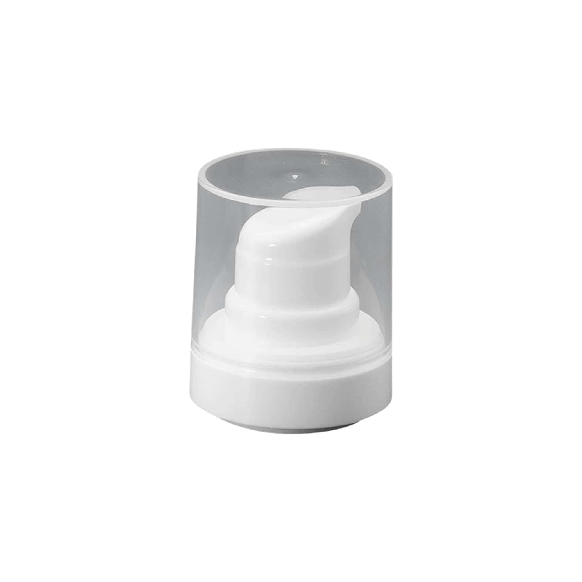 Pompa dozator airless „Micro”, plastic PP, alb