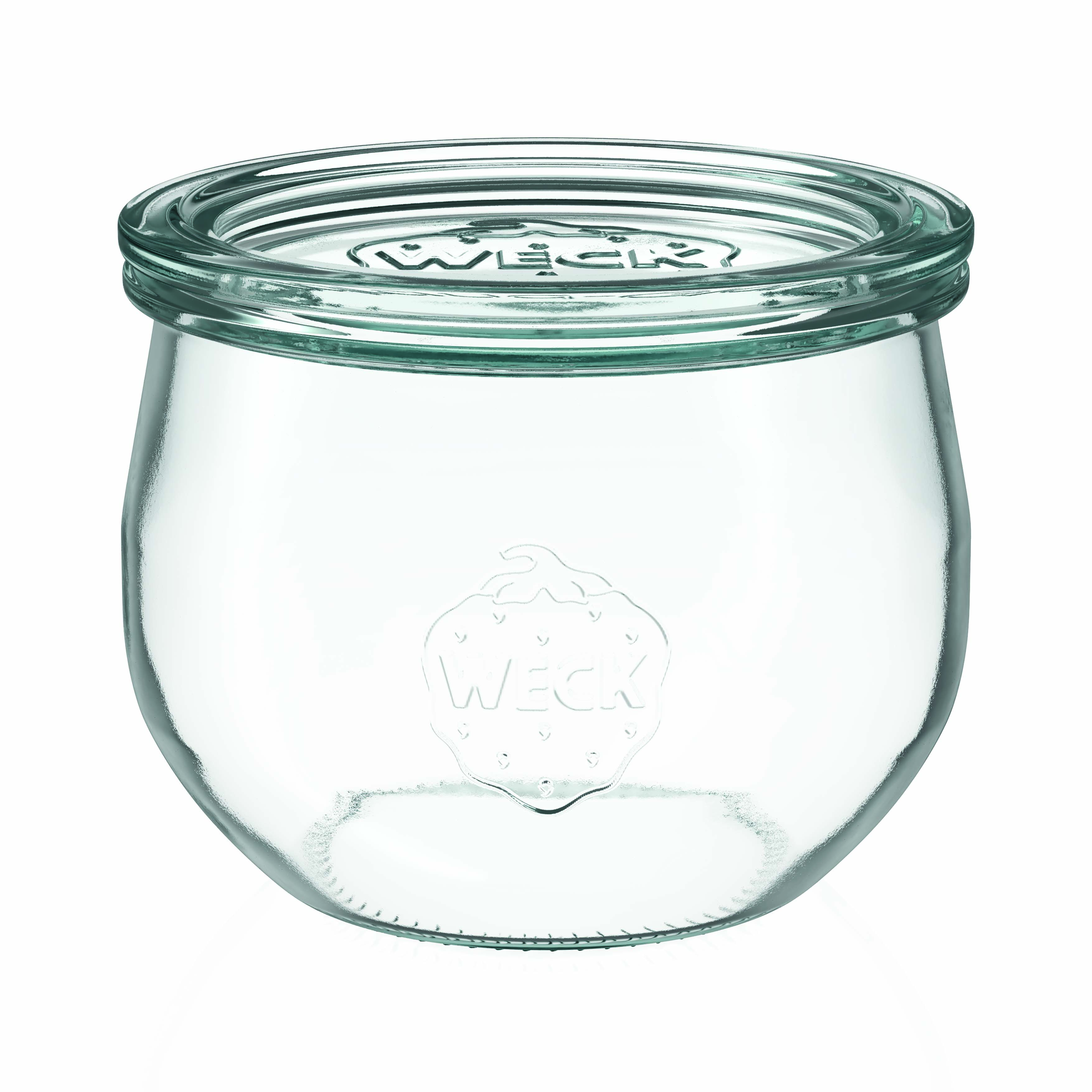 580 ml borcan WECK tip lalea, gură: margine rotundă