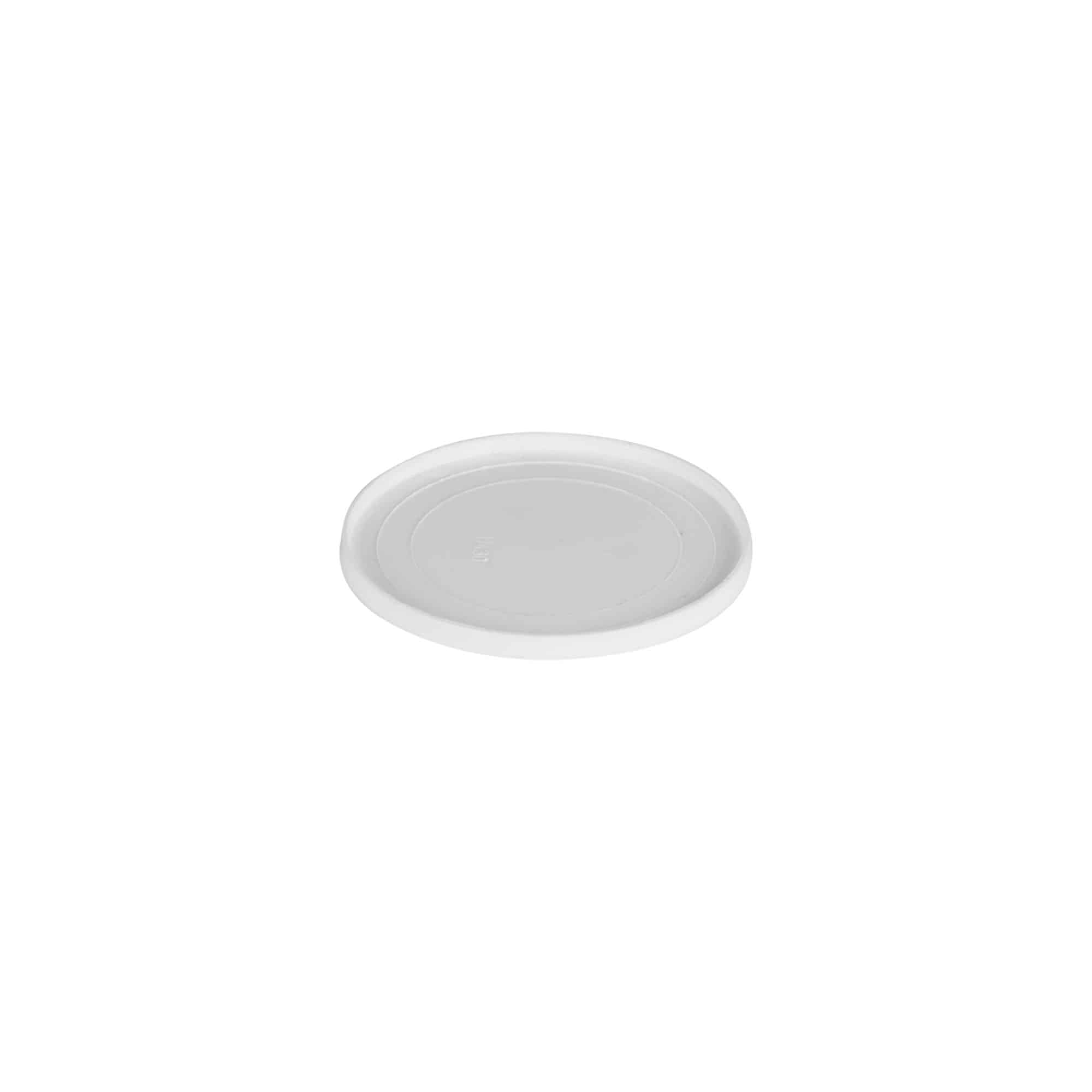 Disc de acoperire pentru 15 ml „Bianca”, plastic PP, alb