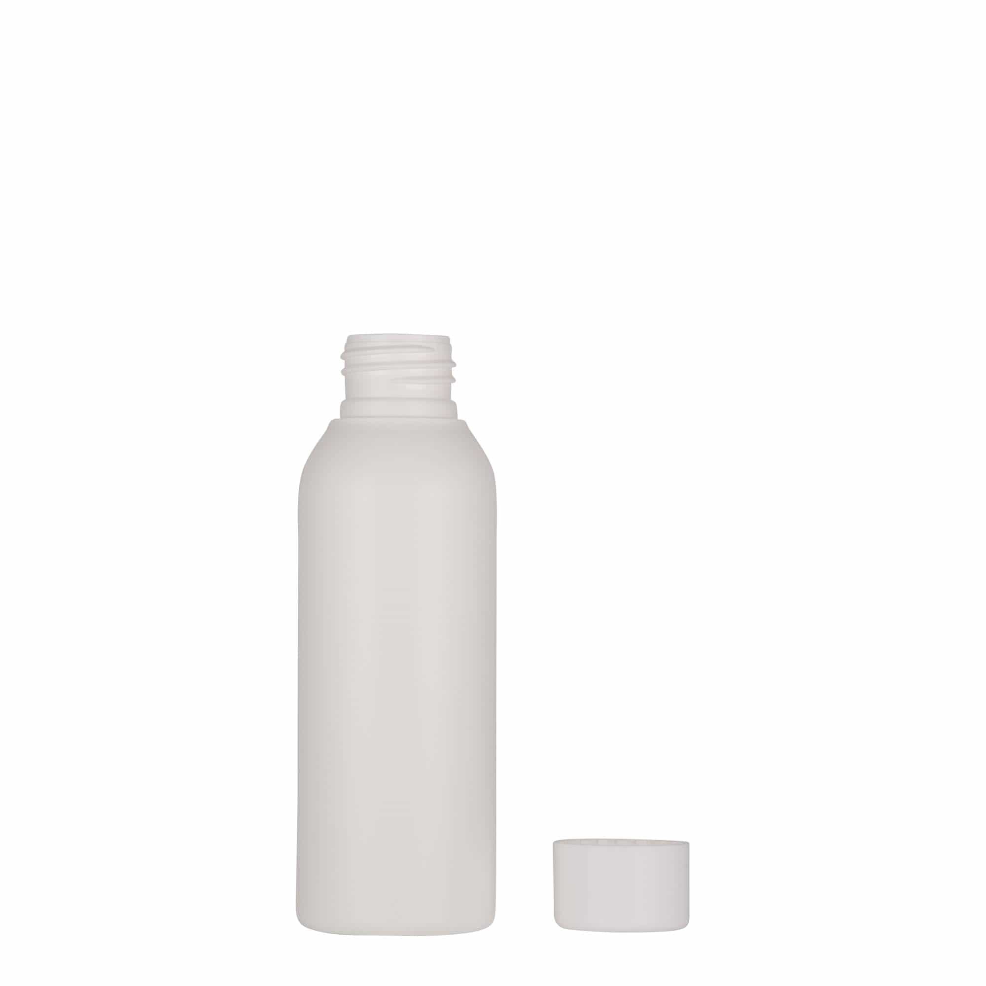 Flacon din plastic 100 ml „Tuffy”, HDPE, alb, gura: 24/410