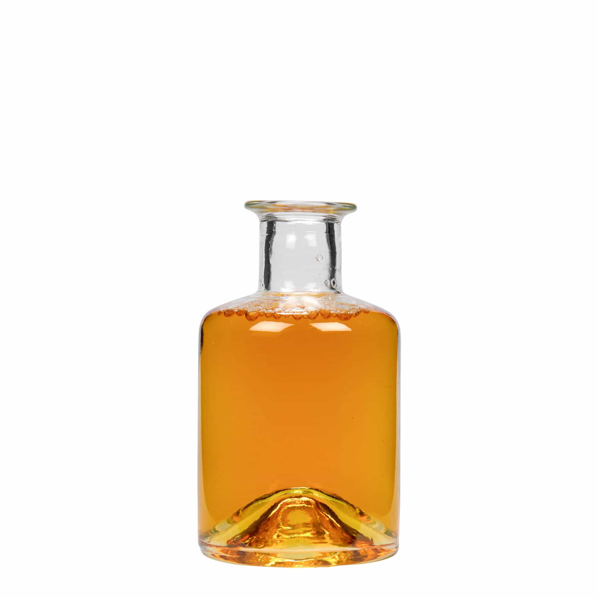 Sticlă de 200 ml pentru farmacie, gura: dop de plută