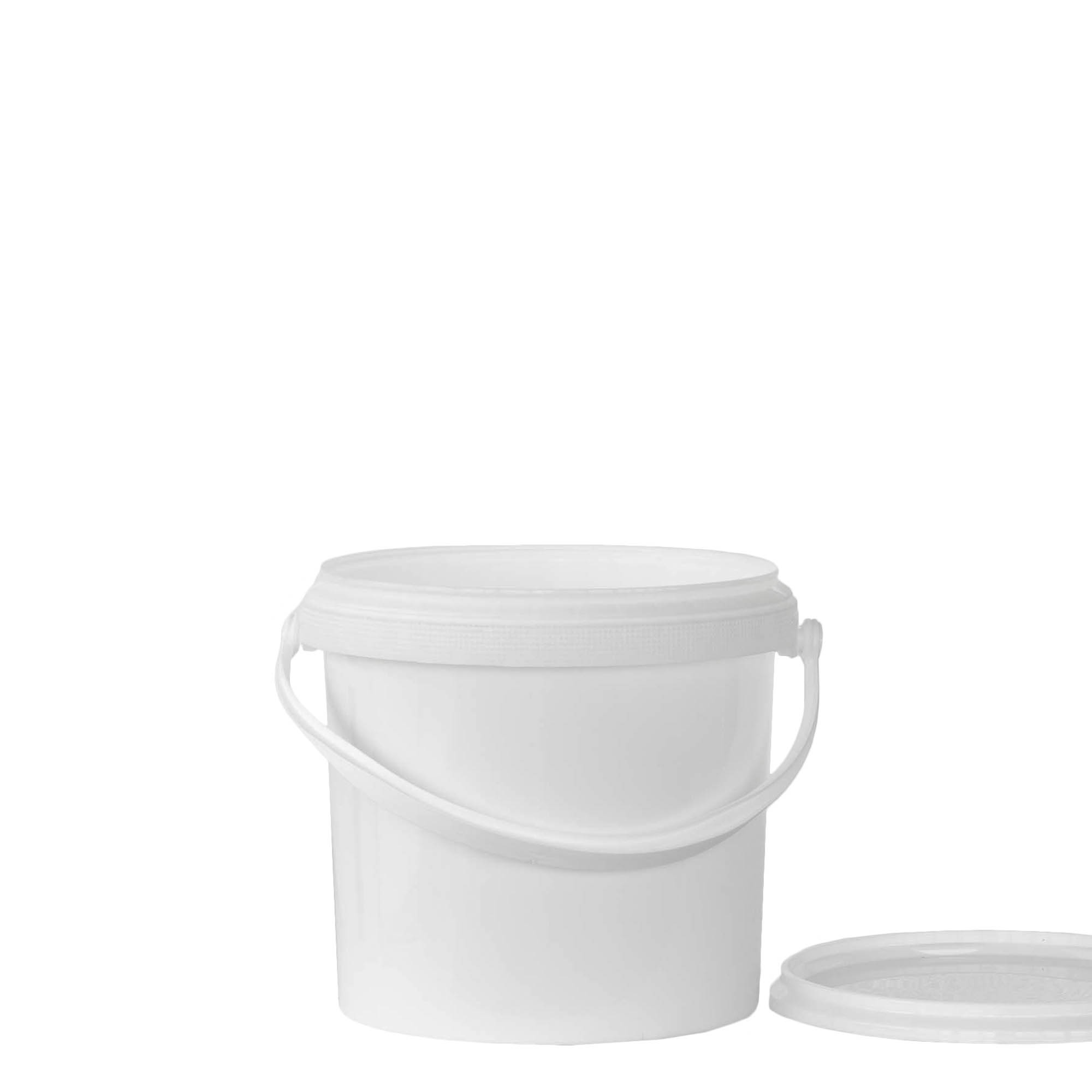 Găleată de 2,5 l, plastic PP, albă Găleată de 2,5 l, plastic PP, albă